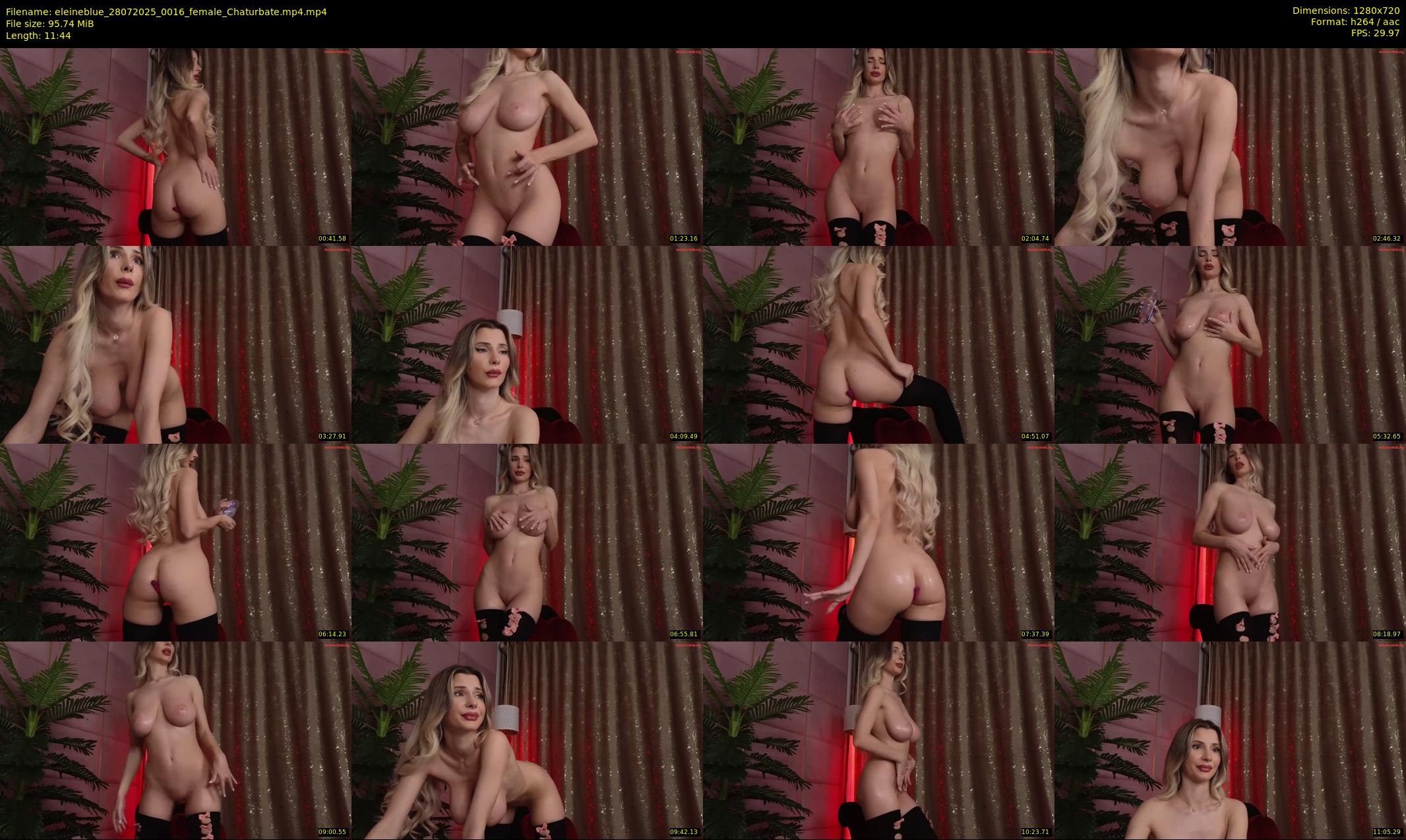 eleineblue — 12 minute Chaturbate female cam show recording, 720p, Jul 28, 2025
