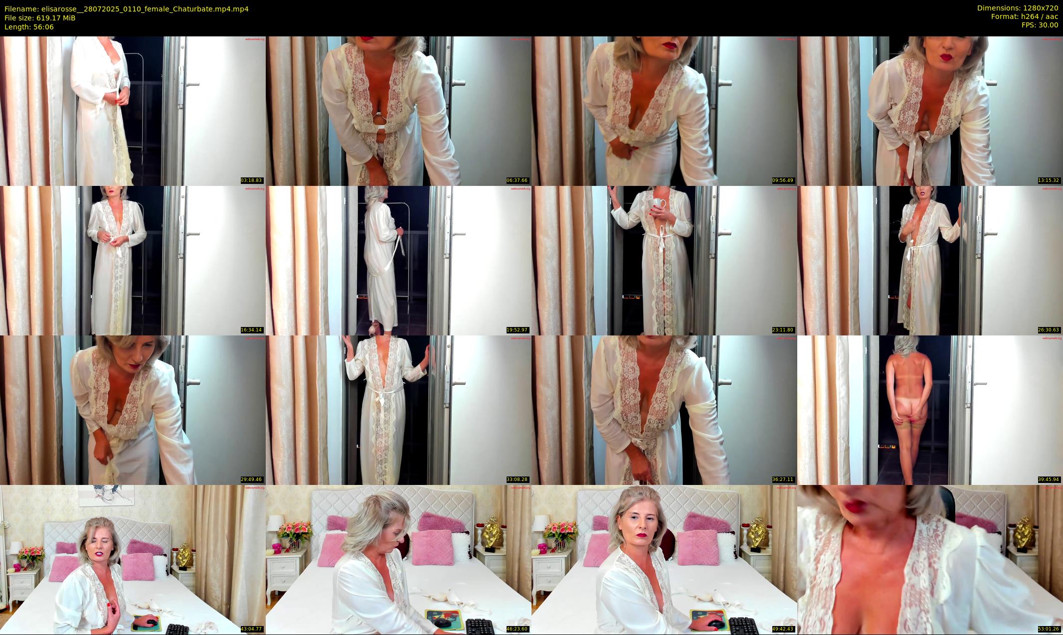 elisarosse_ — 57 minute Chaturbate female cam show recording, 720p, Jul 28, 2025