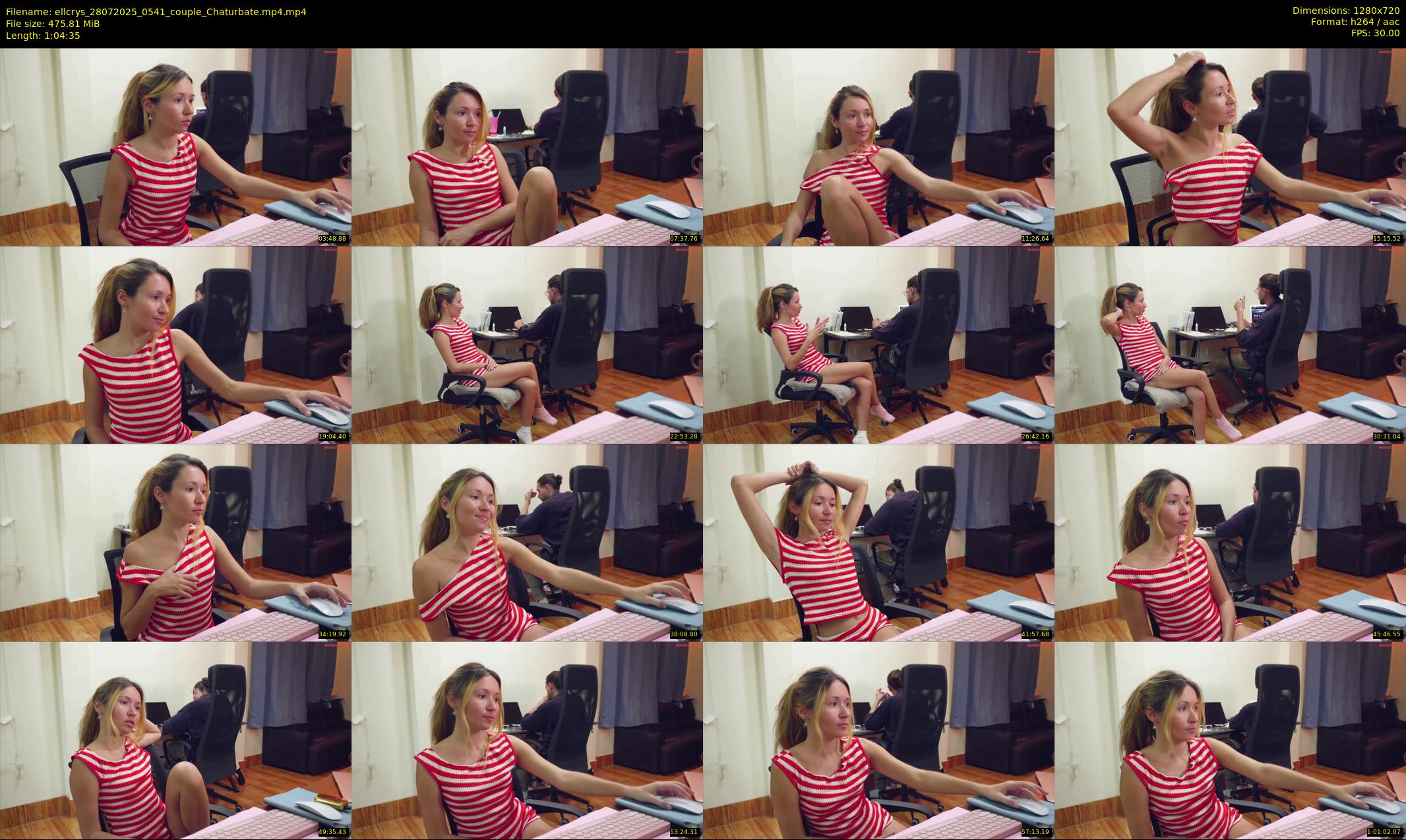 ellcrys — 65 minute Chaturbate couple cam show recording, 720p, Jul 28, 2025