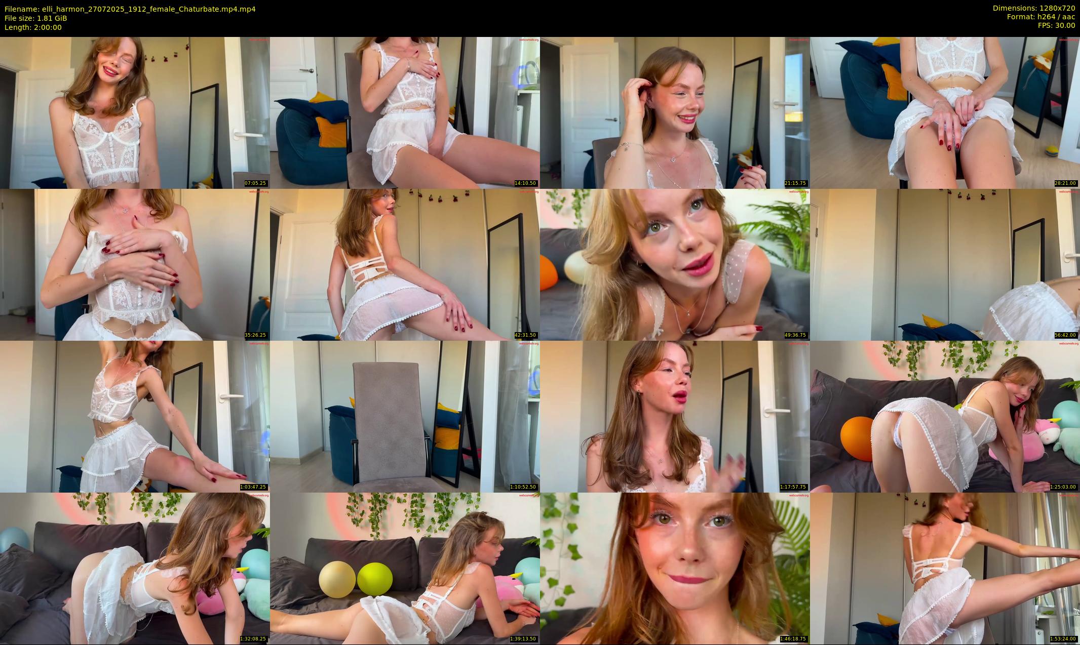 elli_harmon — 120 minute Chaturbate female cam show recording, 720p, Jul 27, 2025
