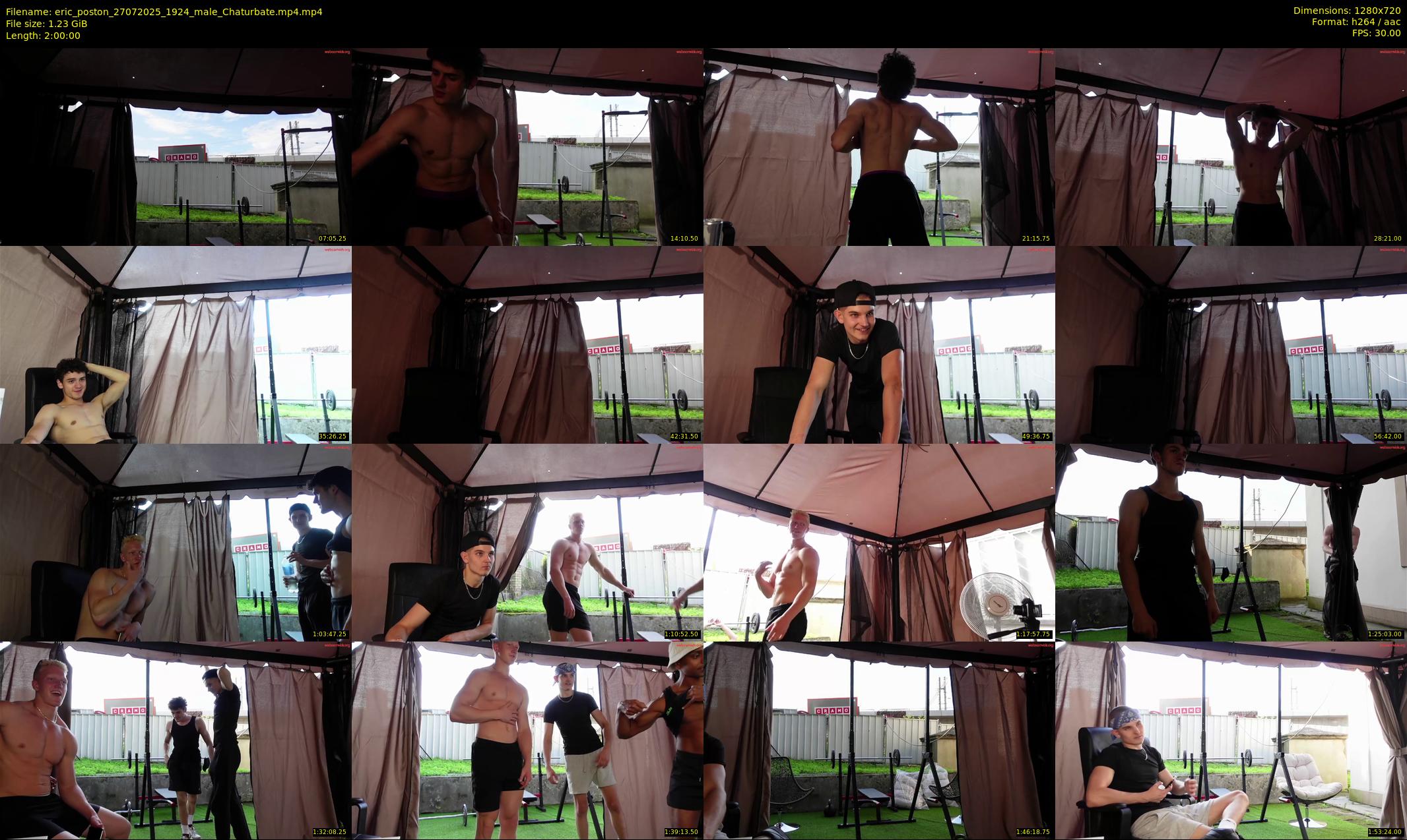 eric_poston — 120 minute Chaturbate male cam show recording, 720p, Jul 27, 2025