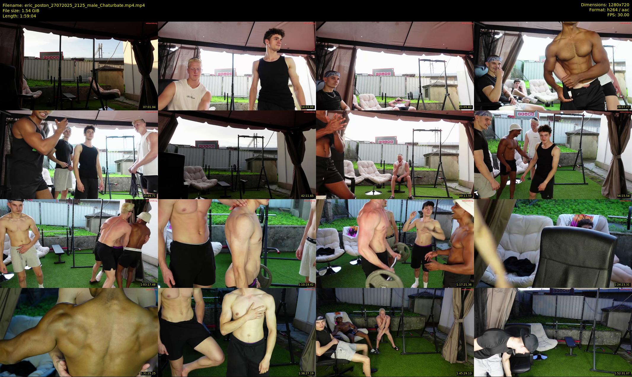eric_poston — 120 minute Chaturbate male cam show recording, 720p, Jul 27, 2025