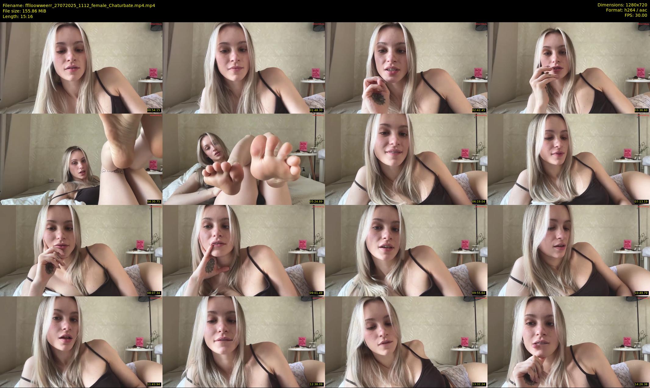 fflloowweerr — 16 minute Chaturbate couple cam show recording, 720p, Jul 27, 2025