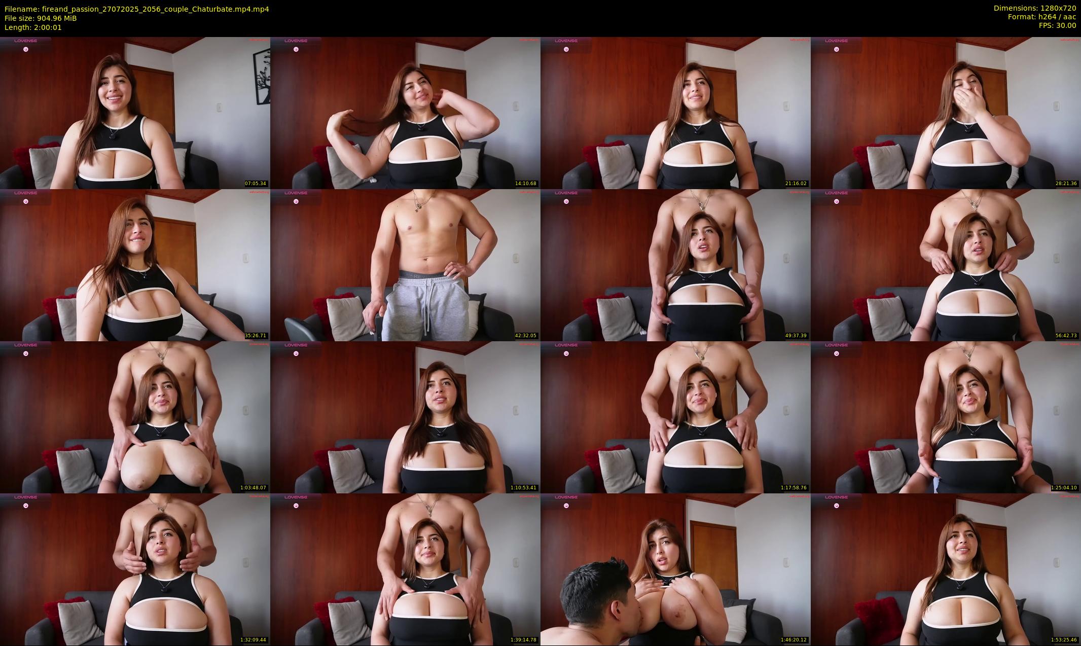 fireand_passion — 121 minute Chaturbate couple cam show recording, 720p, Jul 27, 2025
