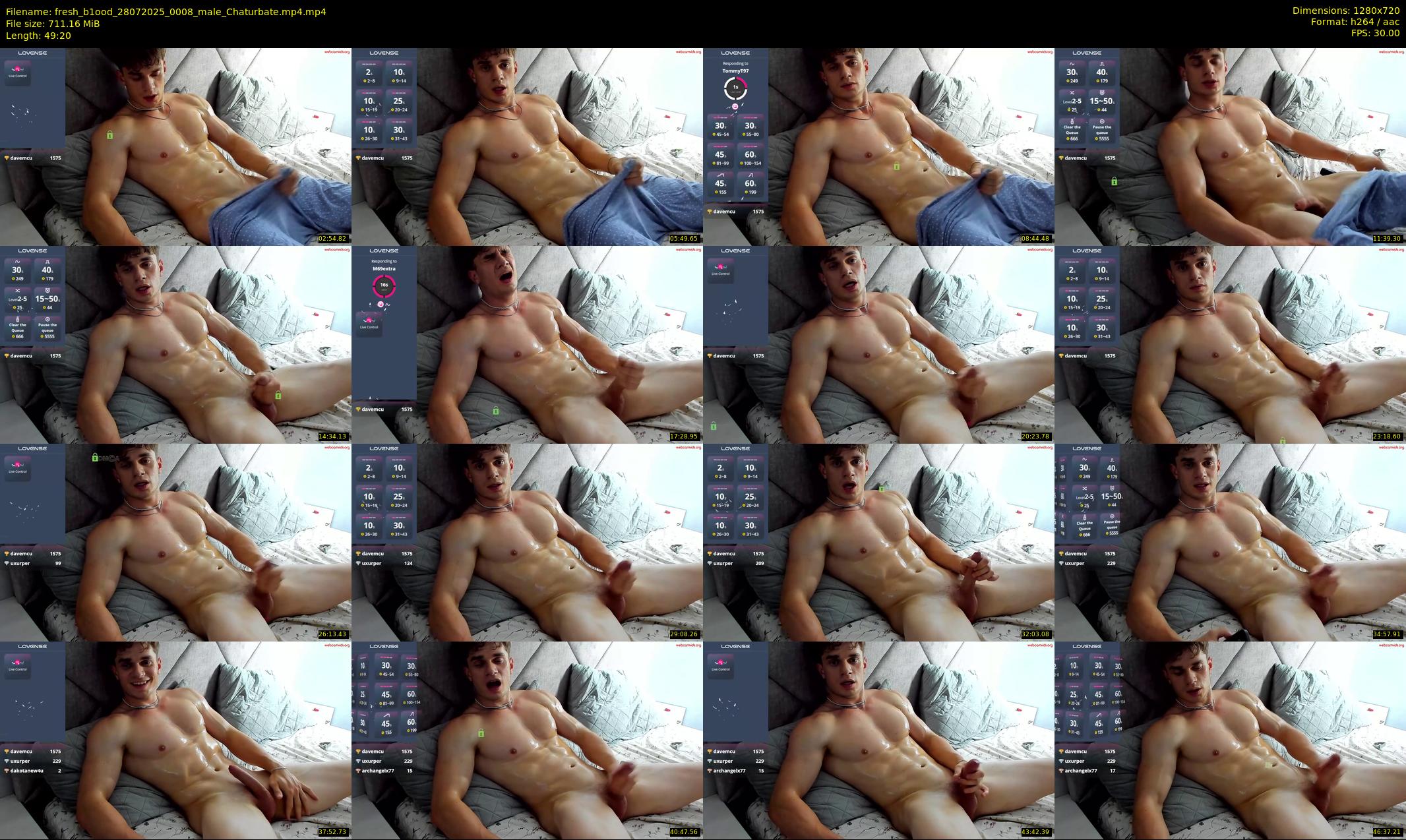 fresh_b1ood — 50 minute Chaturbate male cam show recording, 720p, Jul 28, 2025