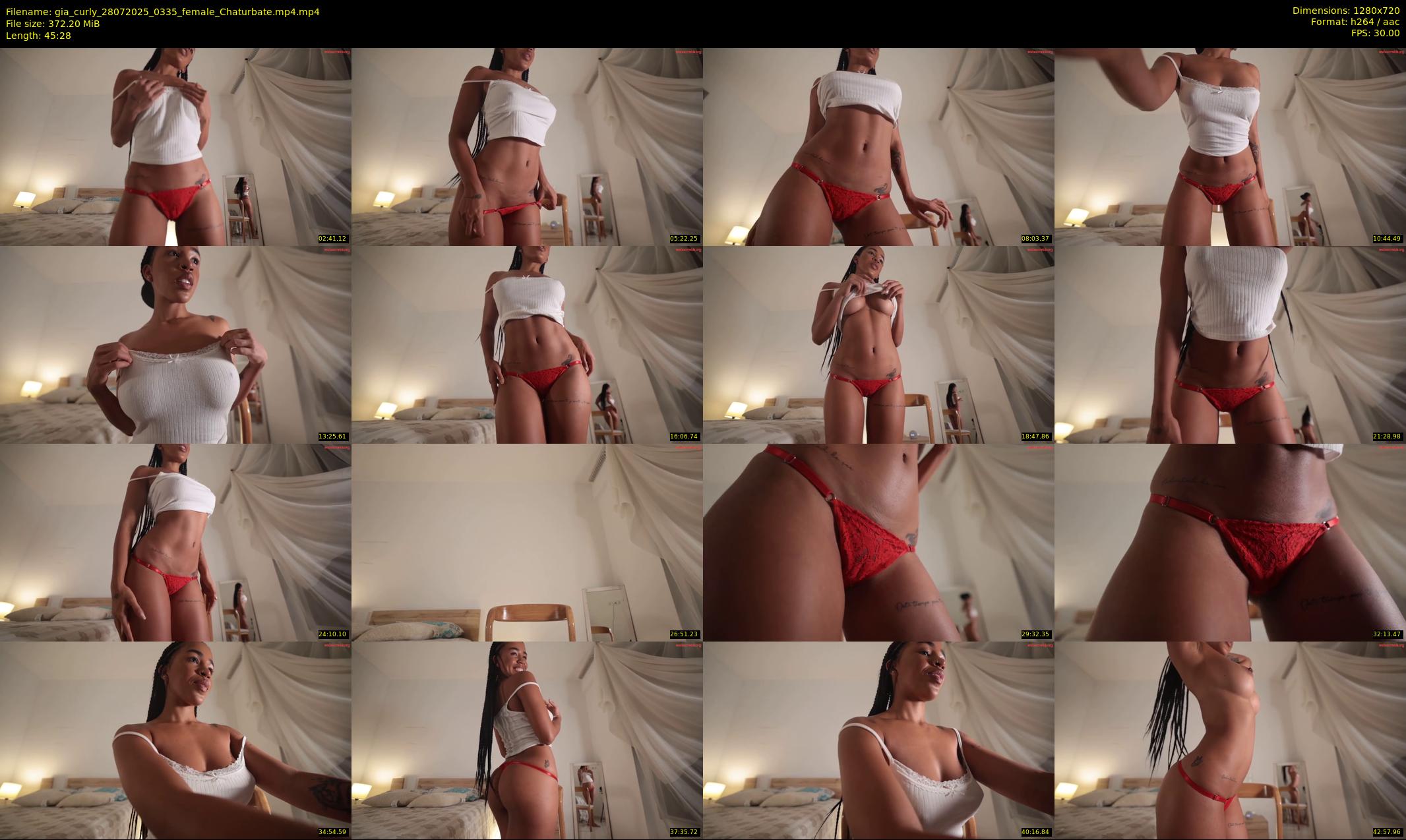gia_curly — 46 minute Chaturbate female cam show recording, 720p, Jul 28, 2025
