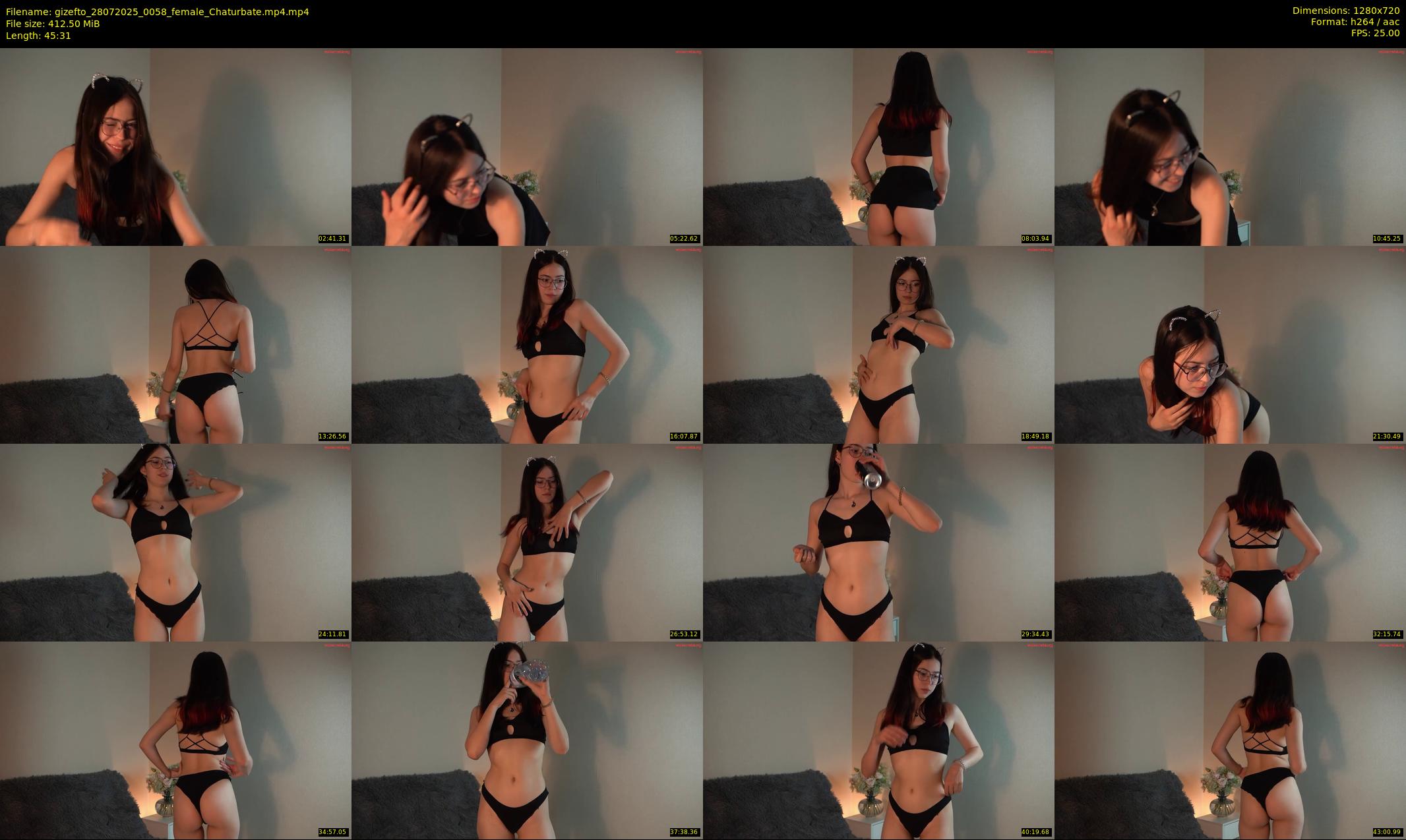 gizefto — 46 minute Chaturbate female cam show recording, 720p, Jul 28, 2025
