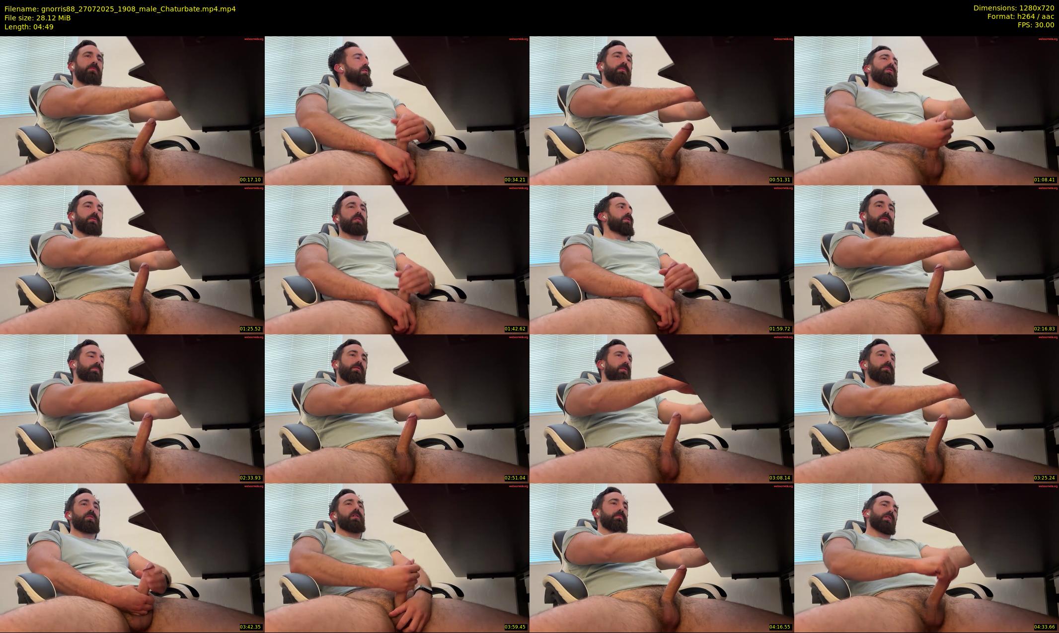 gnorris88 — 5 minute Chaturbate male cam show recording, 720p, Jul 27, 2025