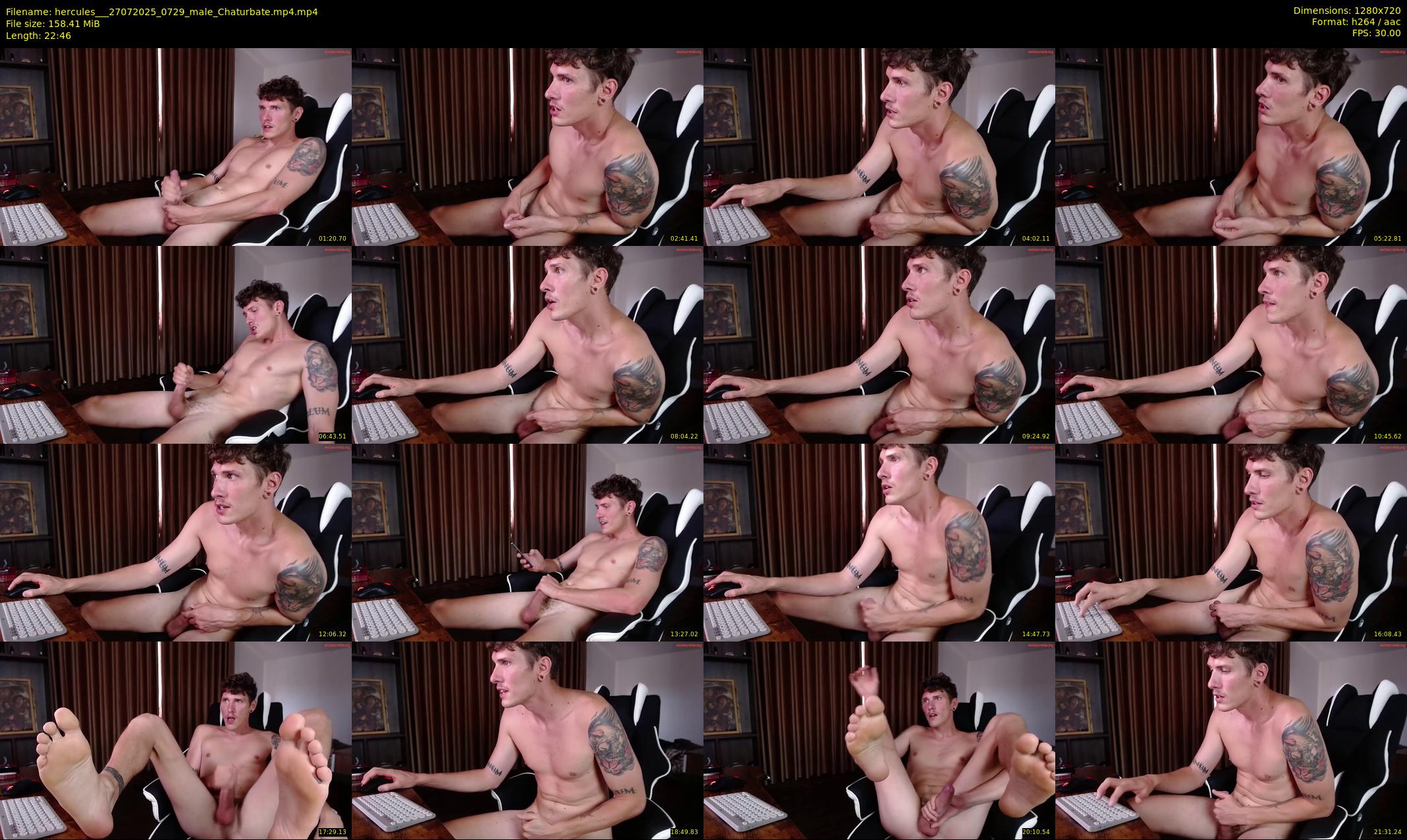 hercules__ — 23 minute Chaturbate male cam show recording, 720p, Jul 27, 2025