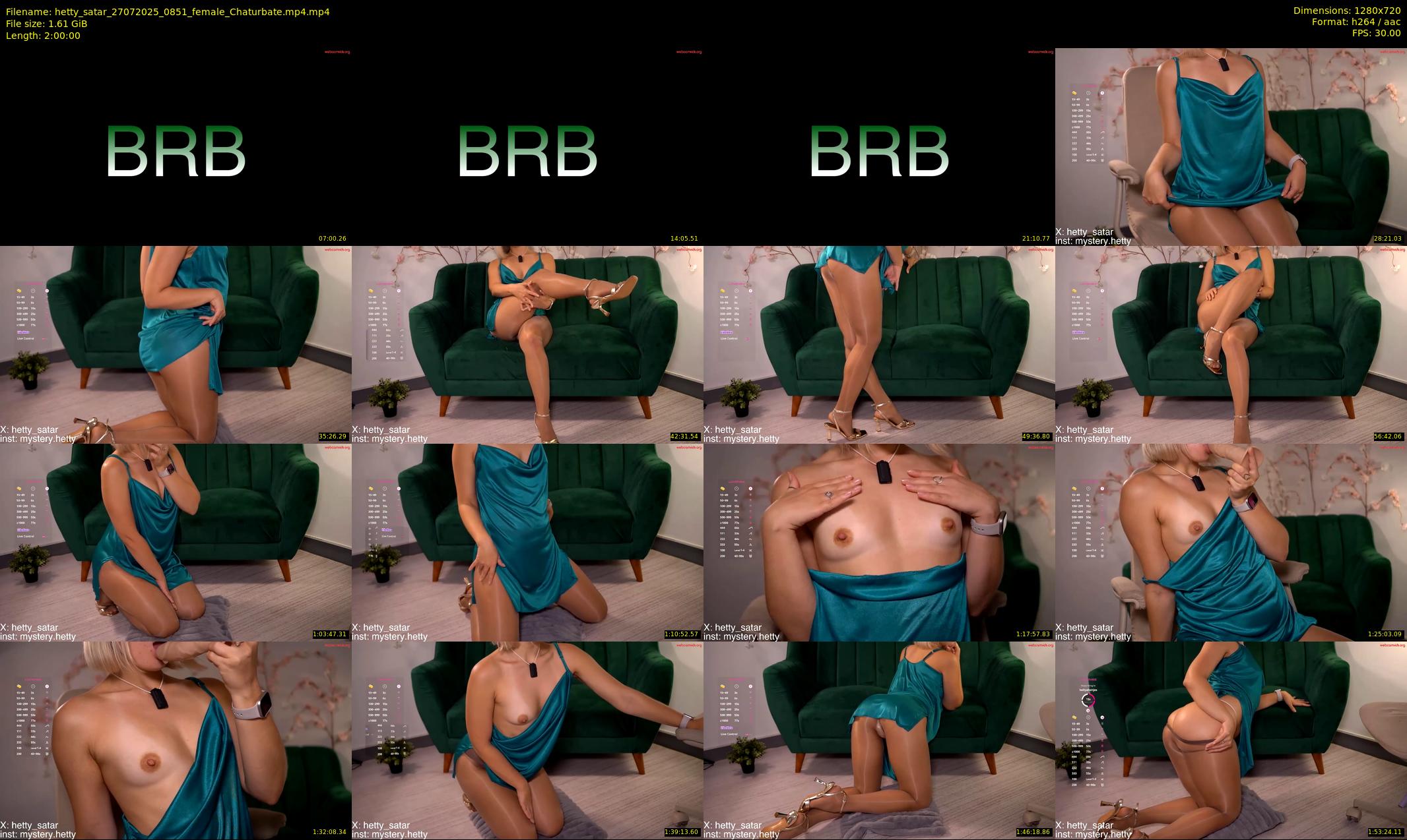 hetty_satar — 120 minute Chaturbate female cam show recording, 720p, Jul 27, 2025