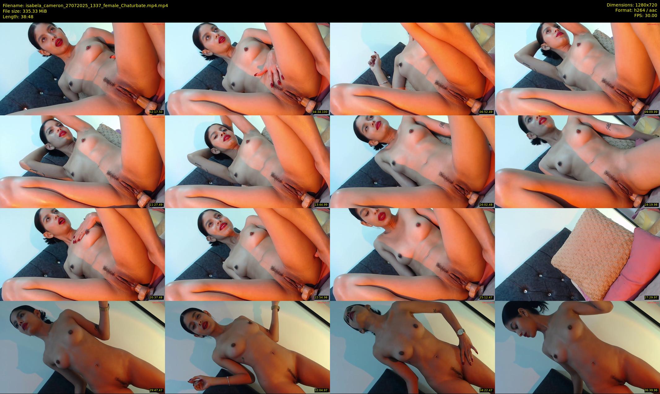 isabela_cameron — 39 minute Chaturbate female cam show recording, 720p, Jul 27, 2025