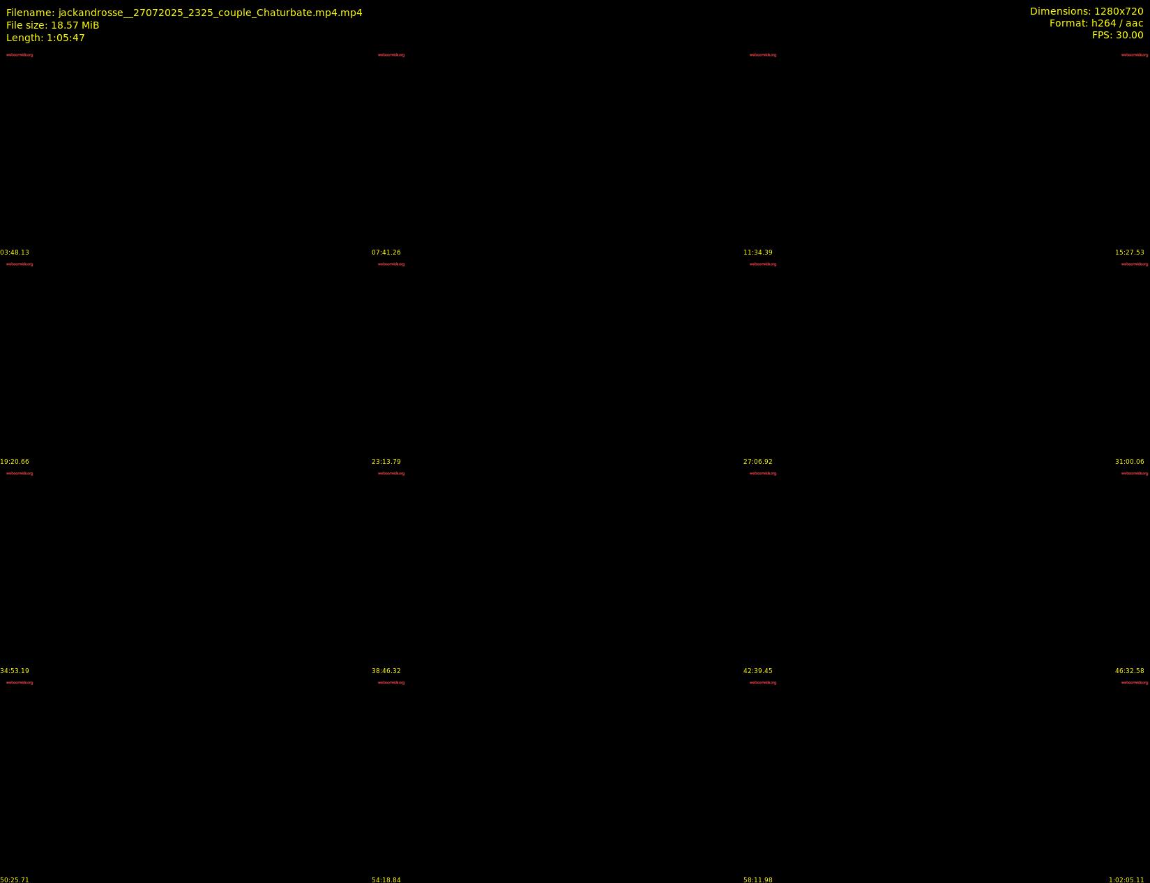 jackandrosse_ — 66 minute Chaturbate couple cam show recording, 720p, Jul 27, 2025