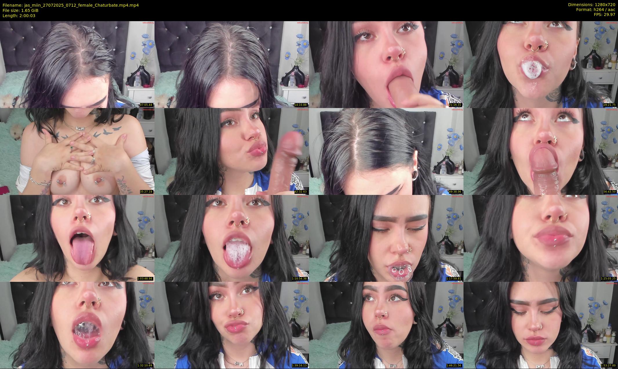 jas_miin — 121 minute Chaturbate female cam show recording, 720p, Jul 27, 2025
