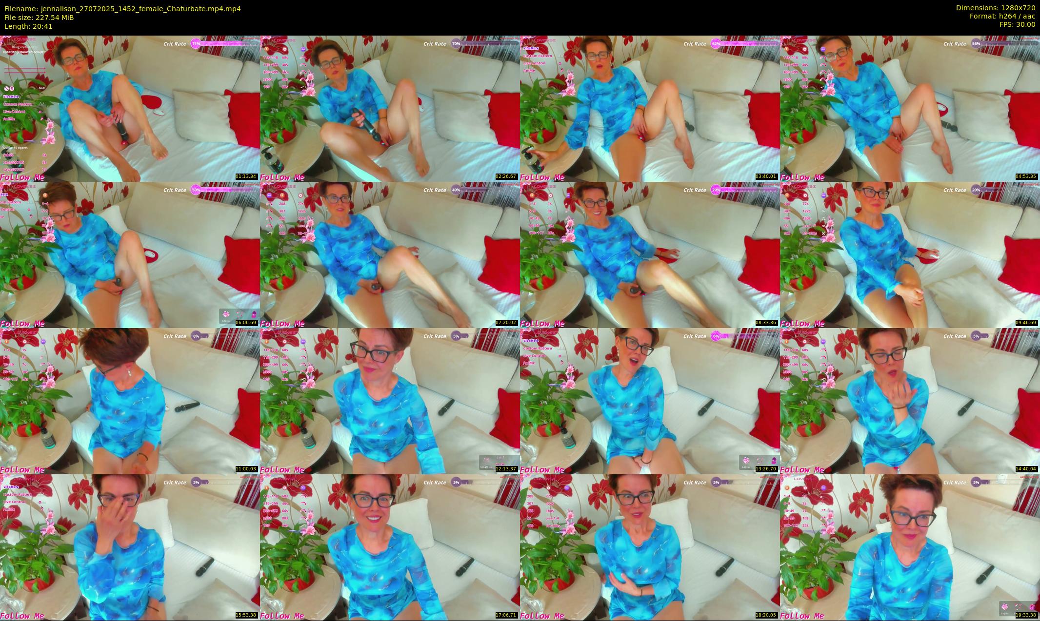 jennalison — 21 minute Chaturbate female cam show recording, 720p, Jul 27, 2025