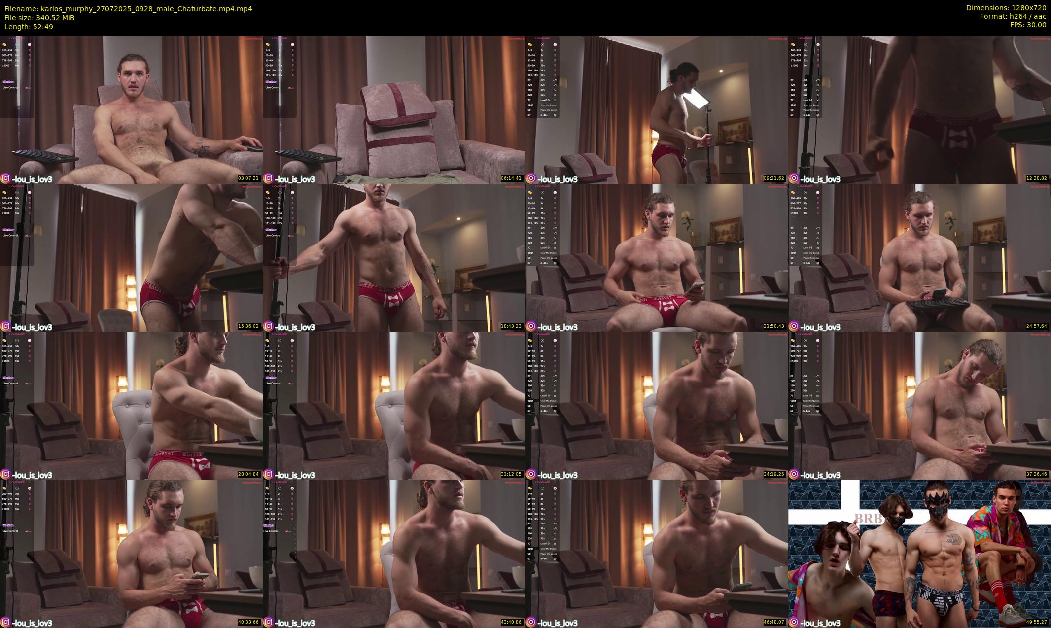 karlos_murphy — 53 minute Chaturbate male cam show recording, 720p, Jul 27, 2025