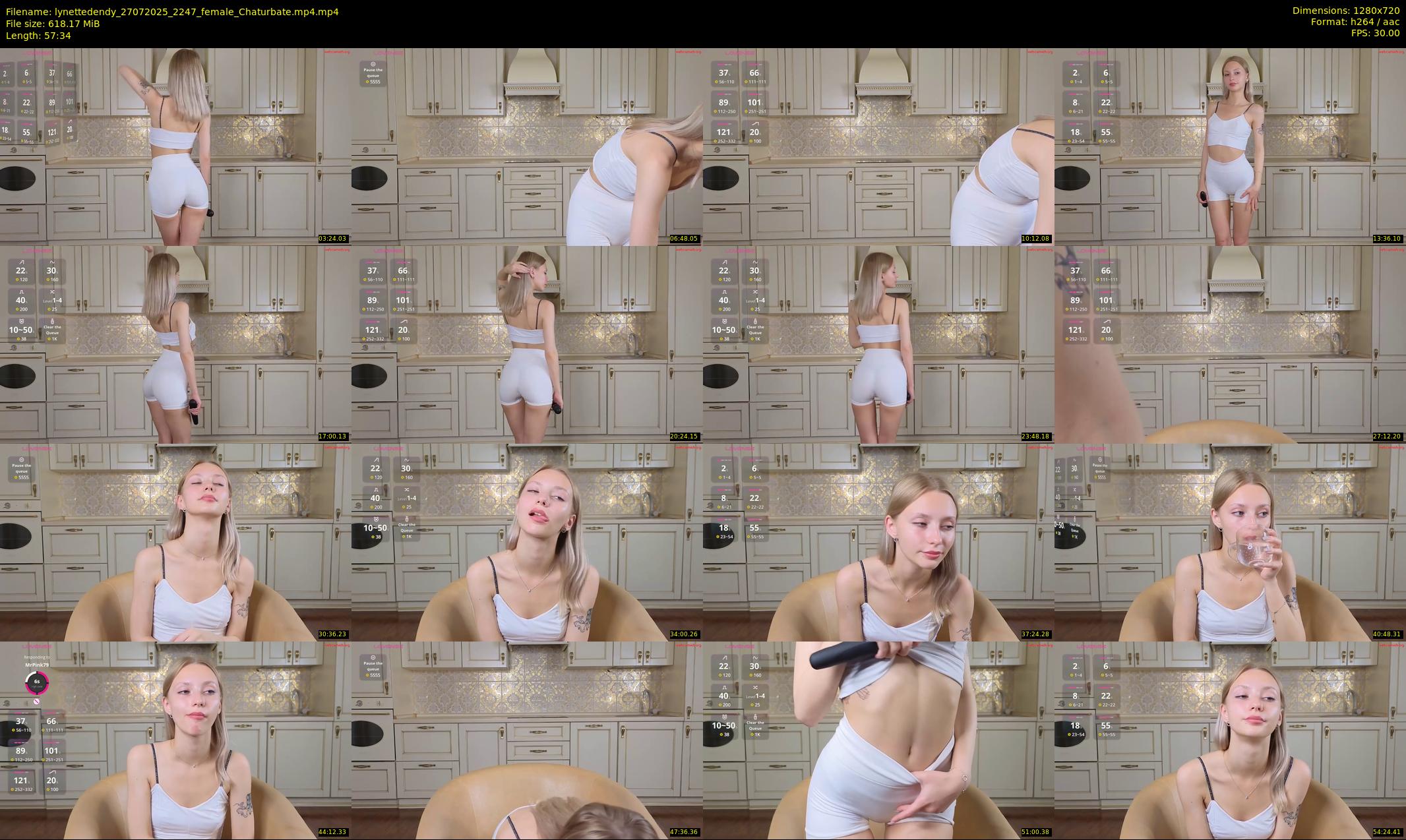 lynettedendy — 58 minute Chaturbate female cam show recording, 720p, Jul 27, 2025