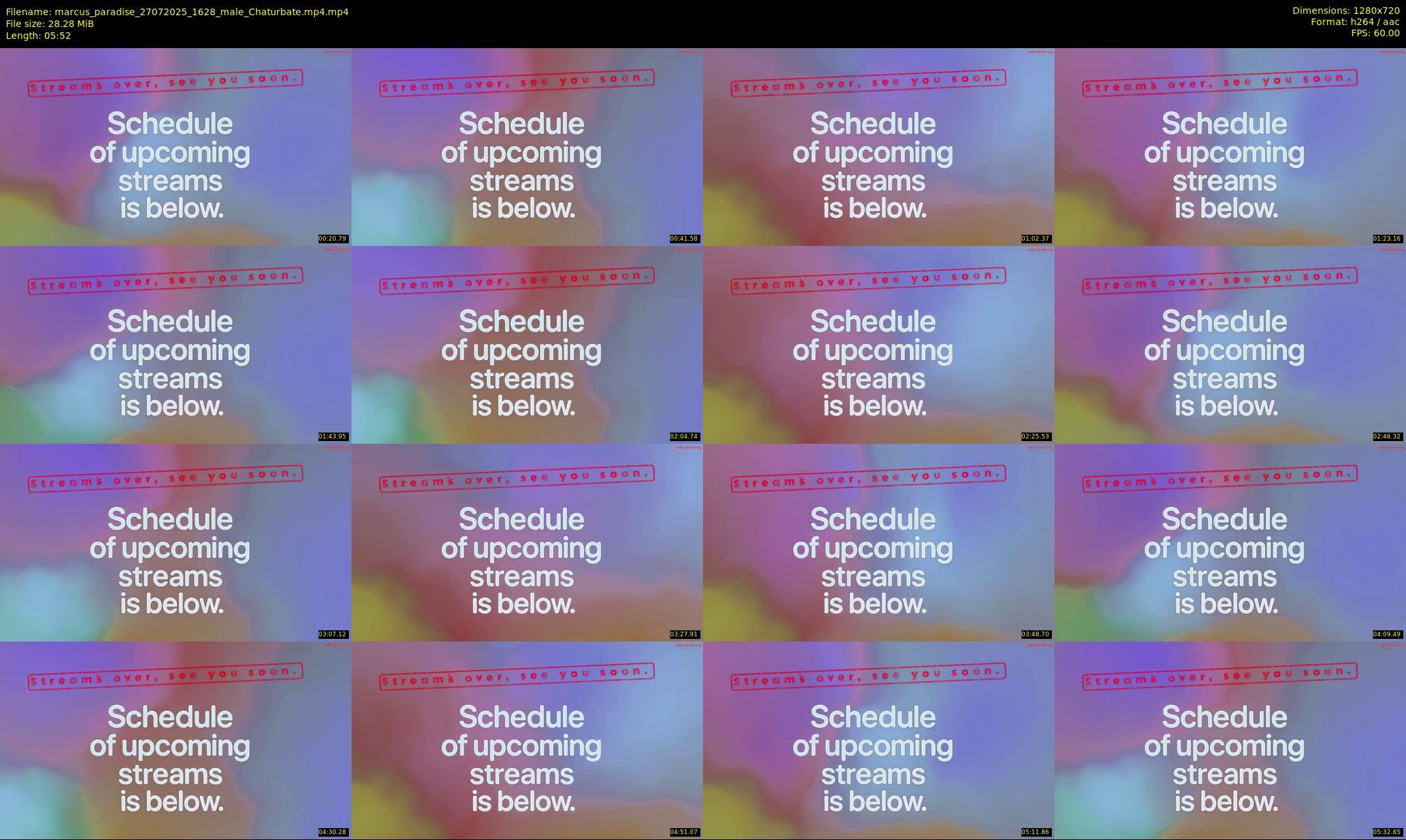 marcus_paradise — 6 minute Chaturbate male cam show recording, 720p, Jul 27, 2025