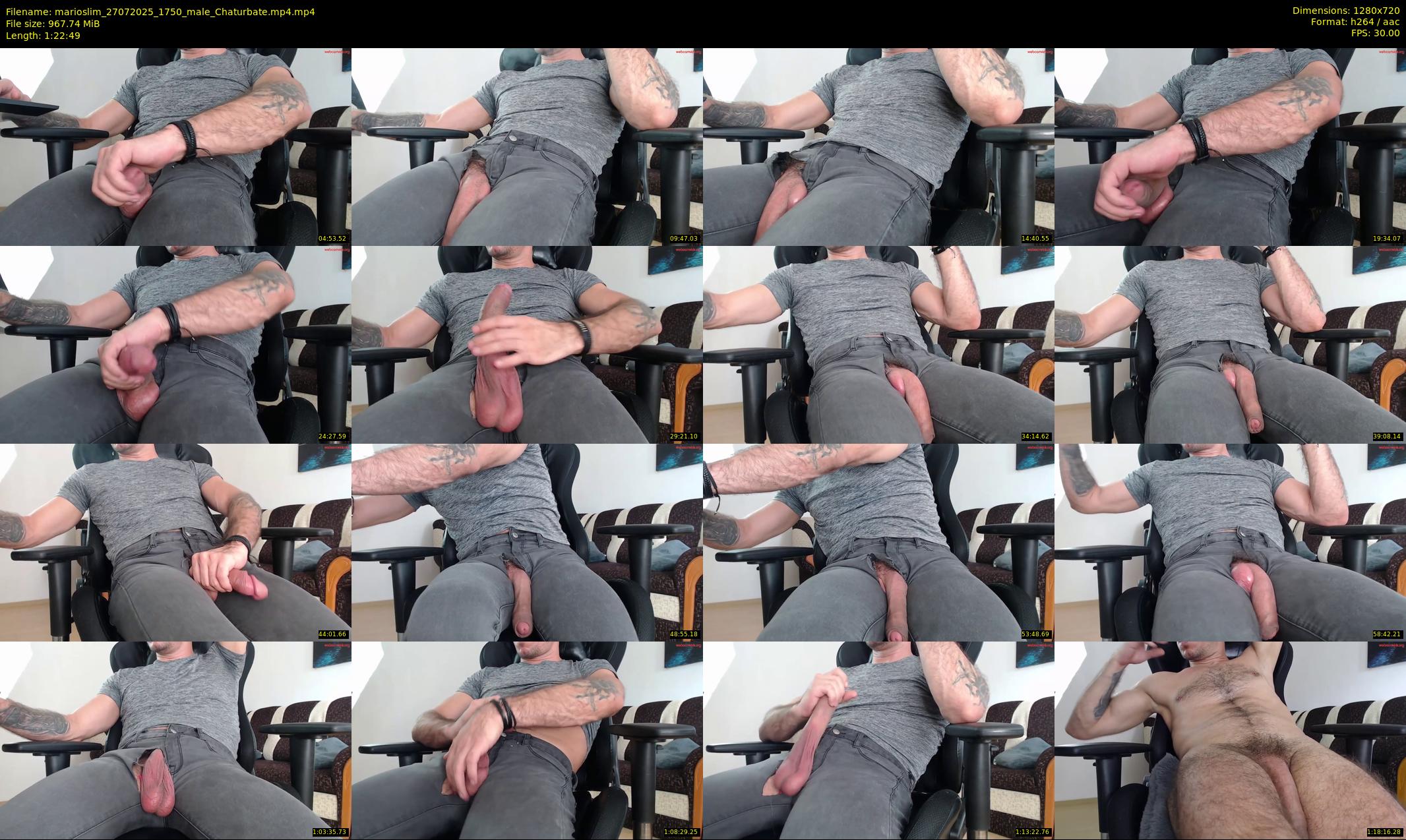 marioslim — 83 minute Chaturbate male cam show recording, 720p, Jul 27, 2025