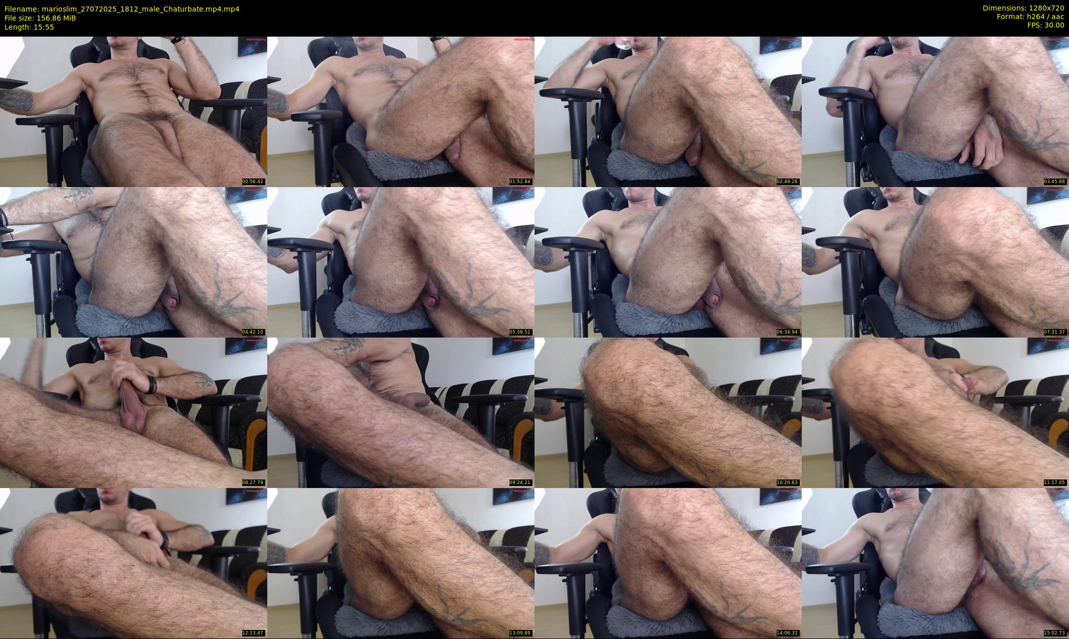 marioslim — 16 minute Chaturbate male cam show recording, 720p, Jul 27, 2025