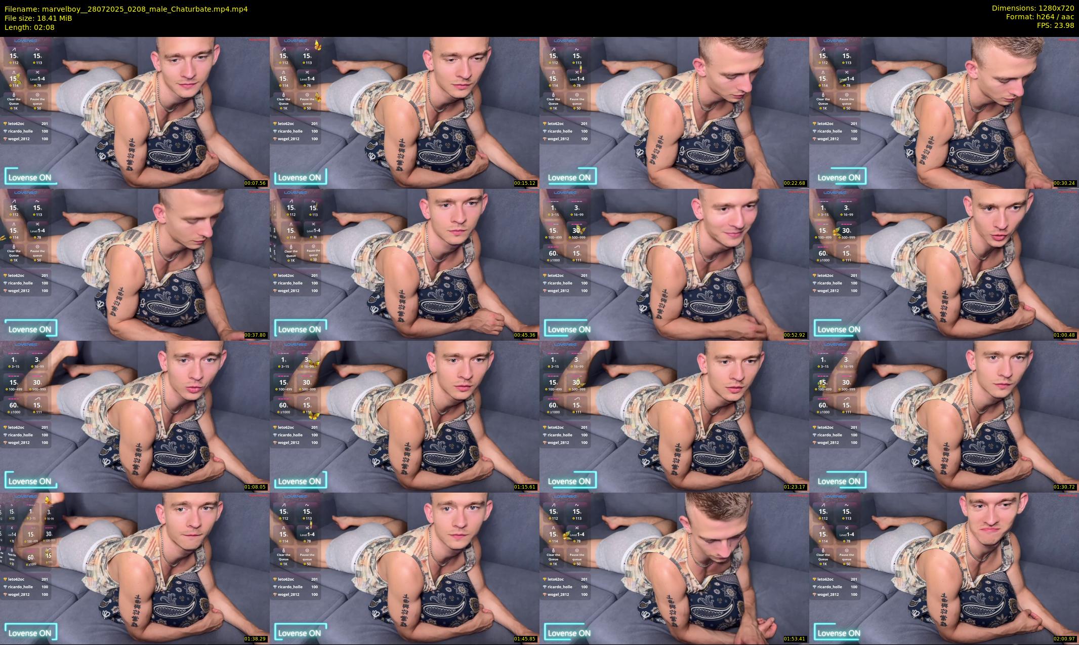 marvelboy_ — 3 minute Chaturbate male cam show recording, 720p, Jul 28, 2025