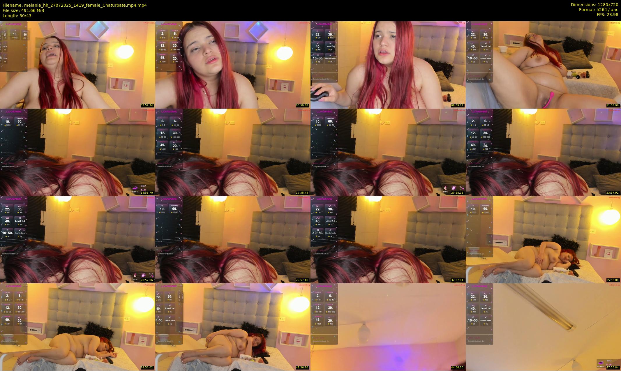 melanie_hh — 51 minute Chaturbate female cam show recording, 720p, Jul 27, 2025