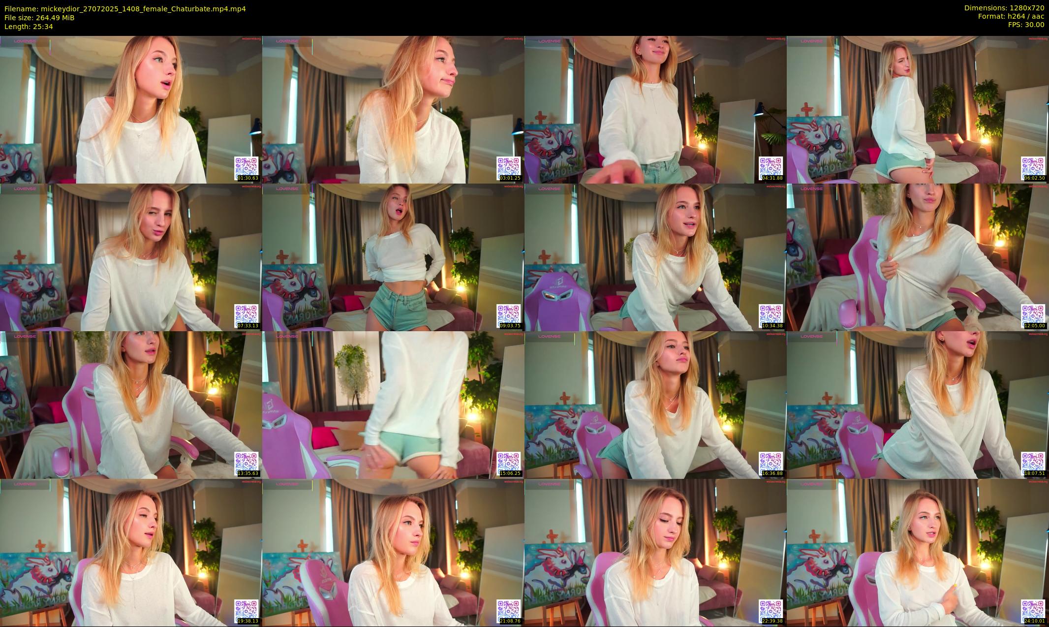 mickeydior — 26 minute Chaturbate female cam show recording, 720p, Jul 27, 2025