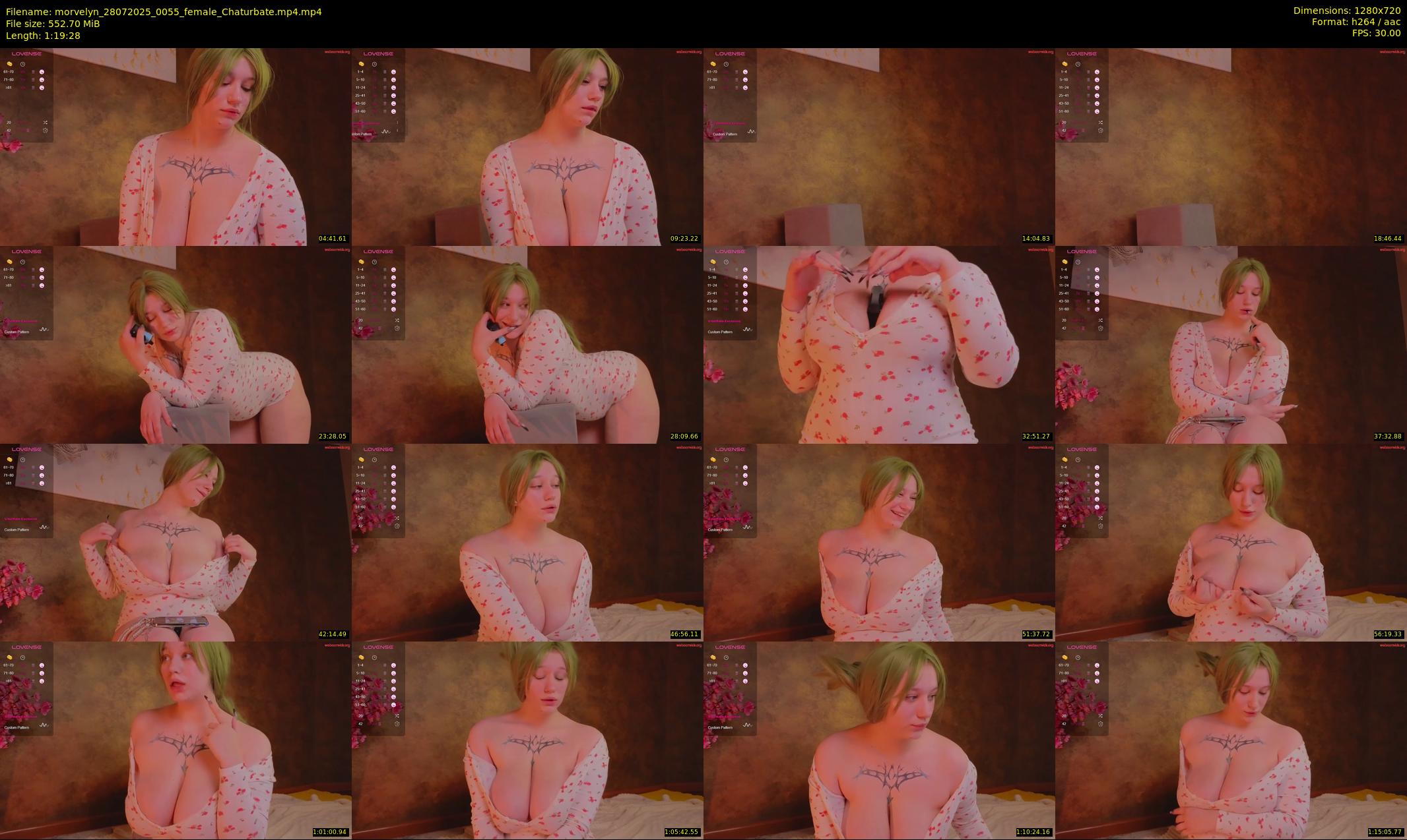 morvelyn — 80 minute Chaturbate female cam show recording, 720p, Jul 28, 2025