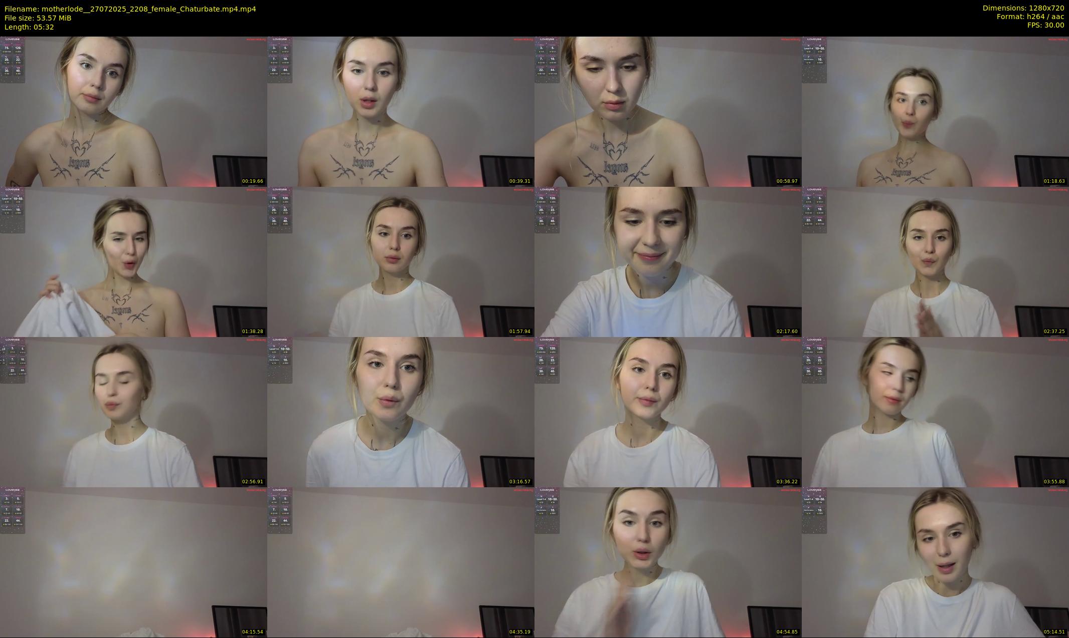 motherlode_ — 6 minute Chaturbate female cam show recording, 720p, Jul 27, 2025