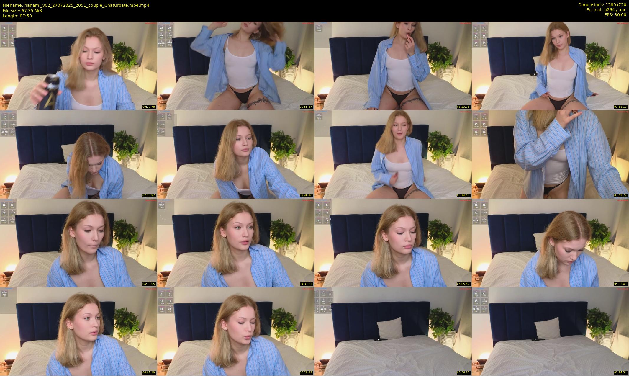 nanami_v02 — 8 minute Chaturbate couple cam show recording, 720p, Jul 27, 2025