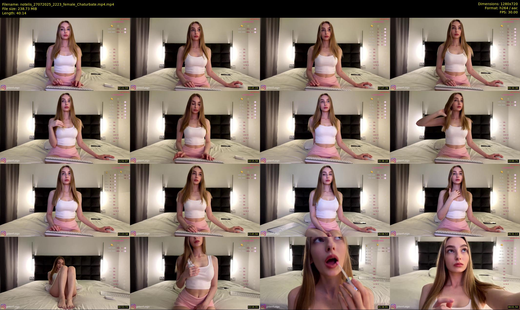 notelis — 41 minute Chaturbate female cam show recording, 720p, Jul 27, 2025
