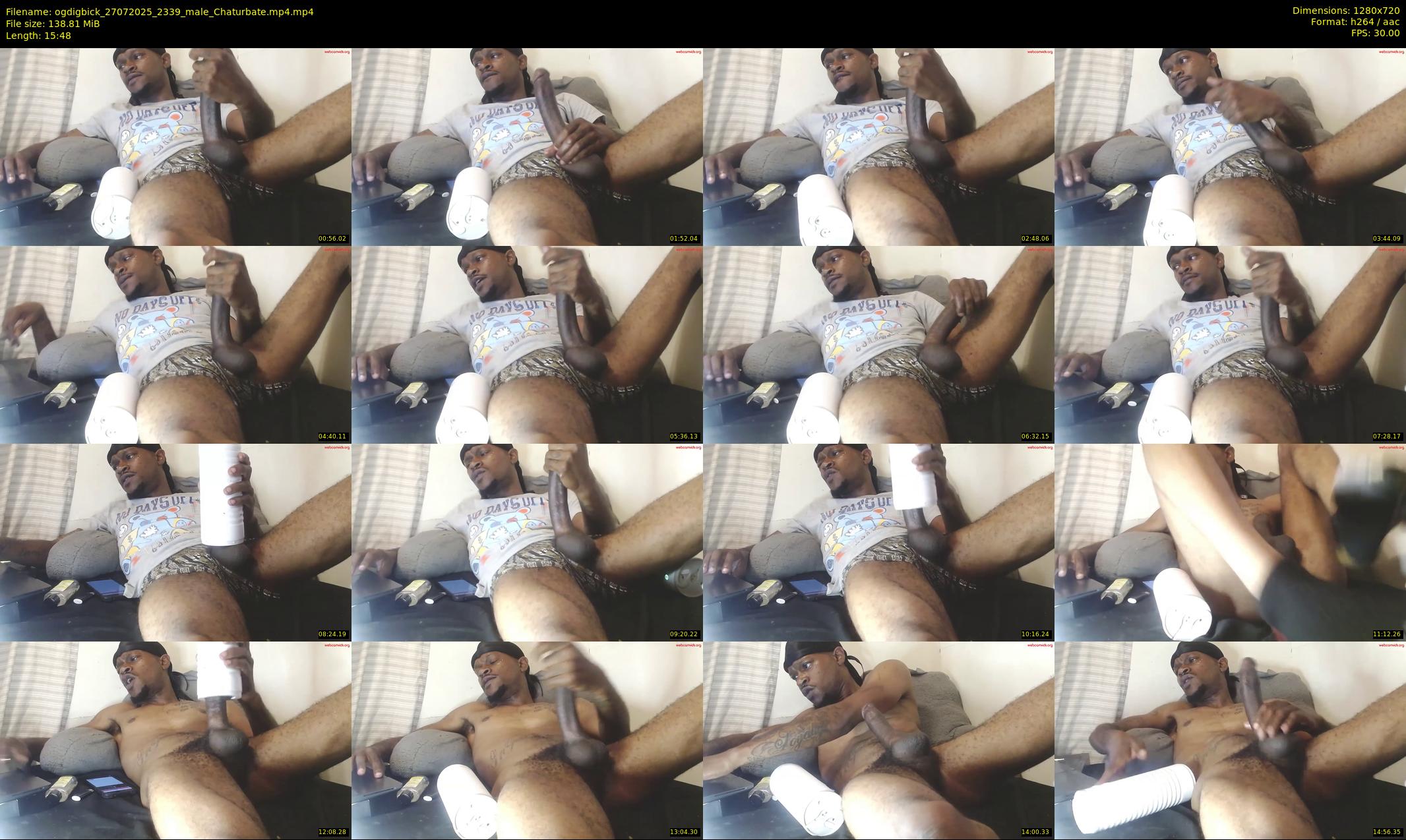 ogdigbick — 16 minute Chaturbate male cam show recording, 720p, Jul 27, 2025