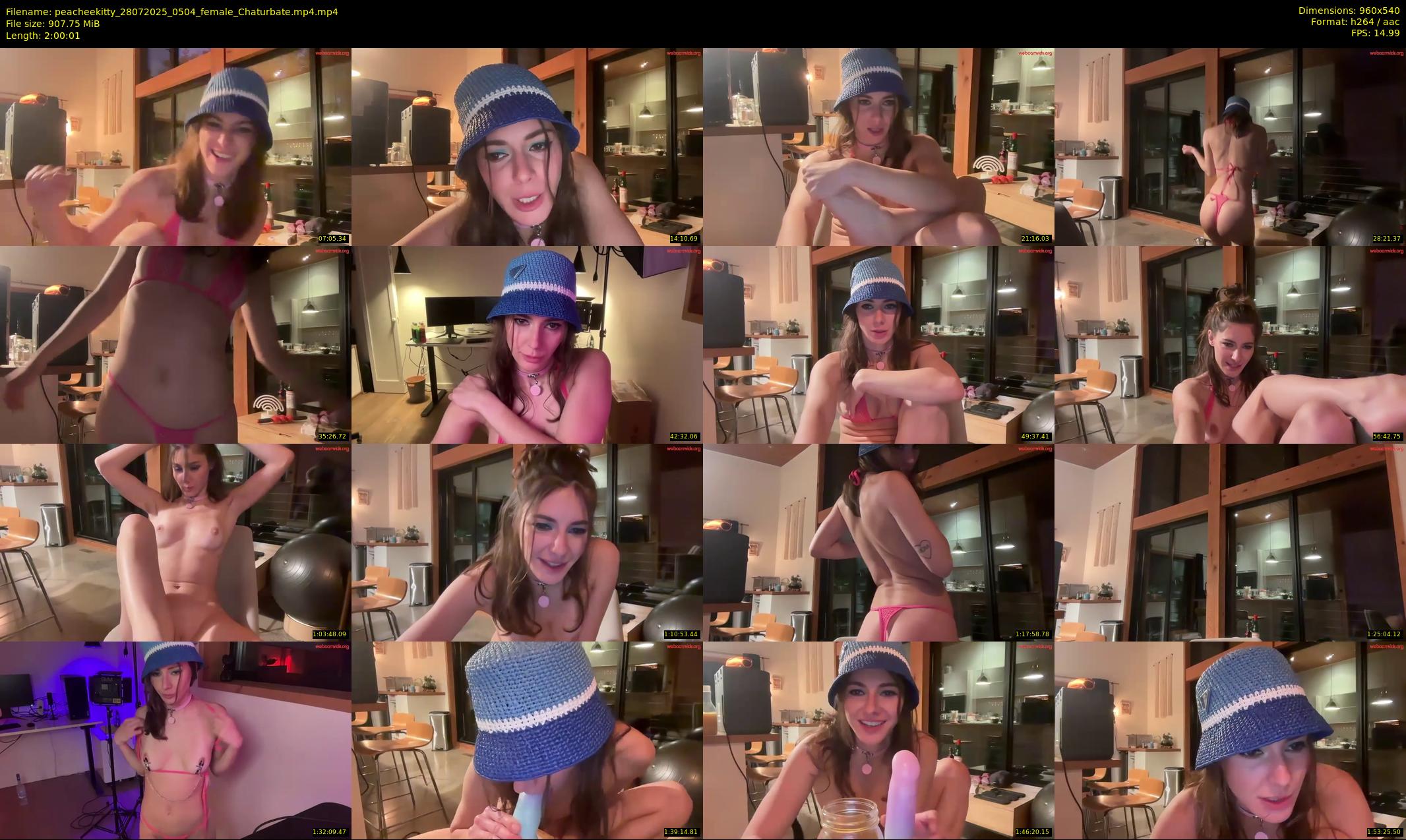 peacheekitty — 121 minute Chaturbate female cam show recording, 480p, Jul 28, 2025