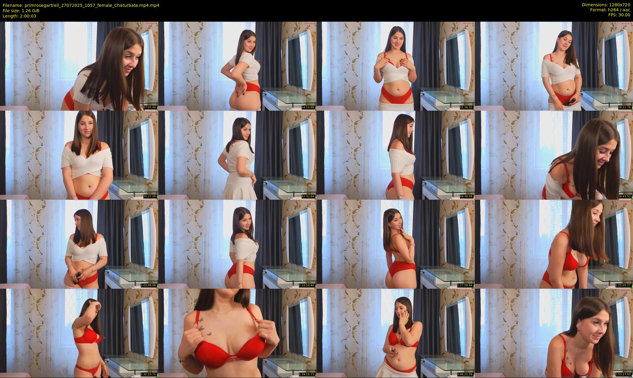 primrosegartrell — 121 minute Chaturbate female cam show recording, 720p, Jul 27, 2025