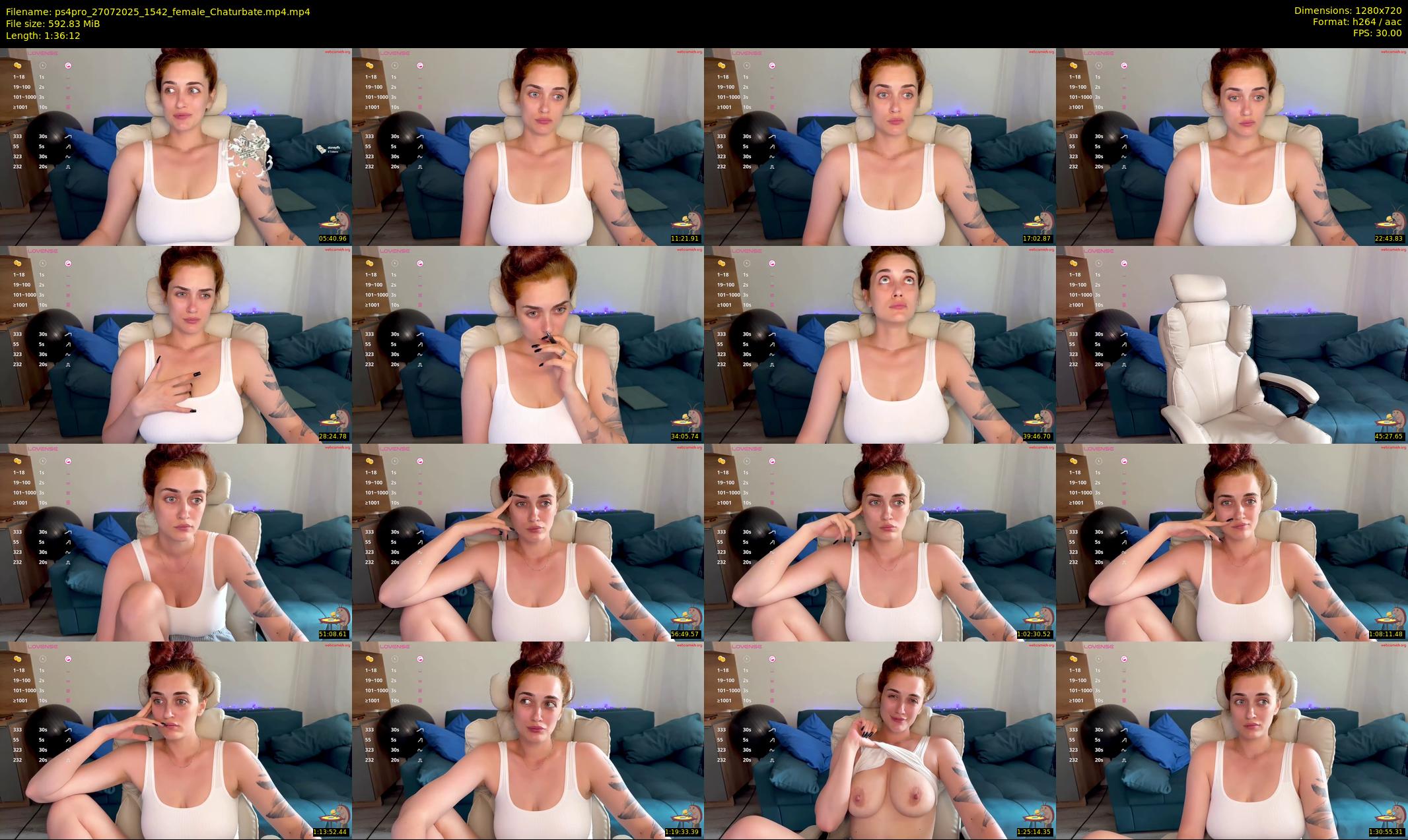 ps4pro — 97 minute Chaturbate female cam show recording, 720p, Jul 27, 2025