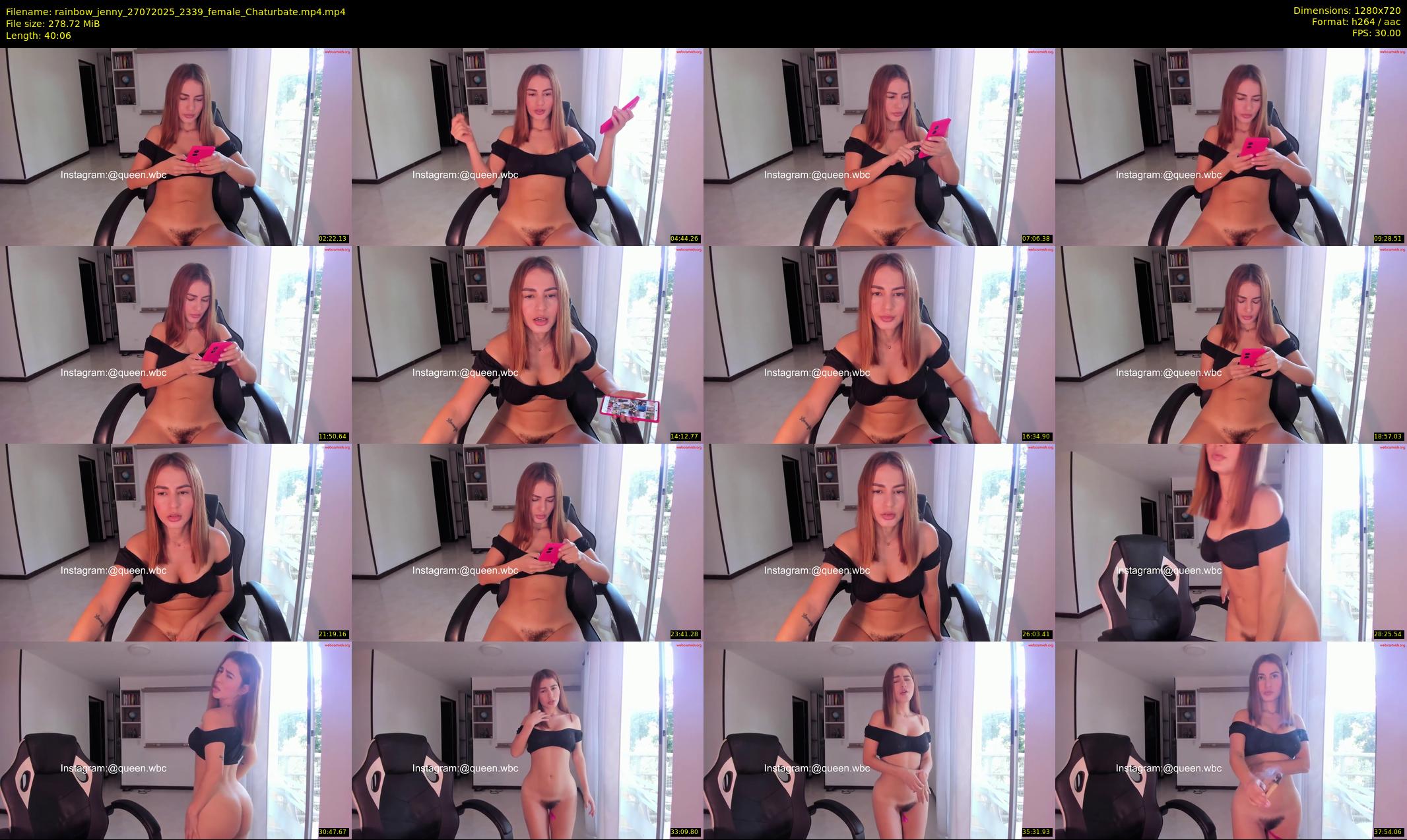 rainbow_jenny — 41 minute Chaturbate female cam show recording, 720p, Jul 27, 2025