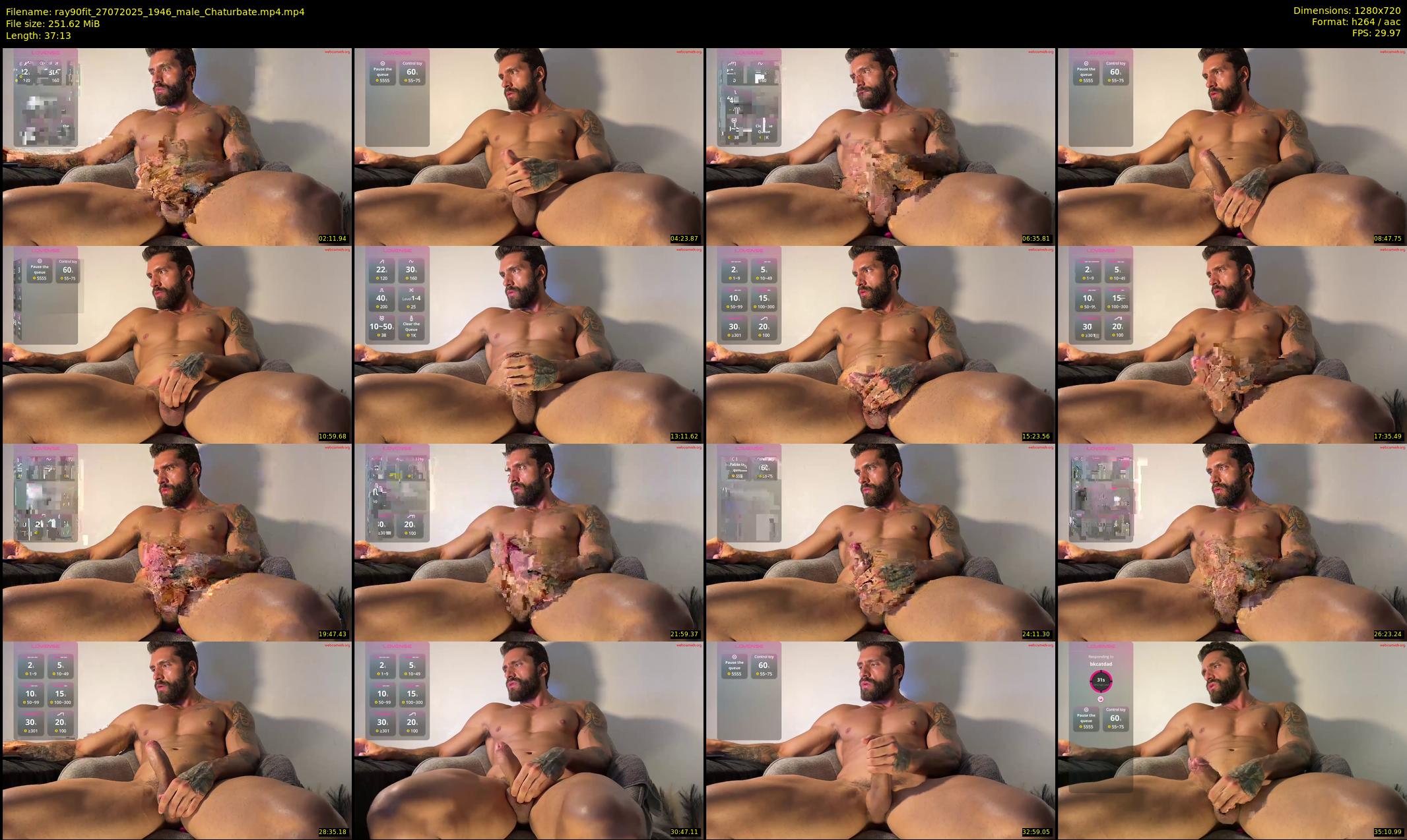 ray90fit — 38 minute Chaturbate male cam show recording, 720p, Jul 27, 2025