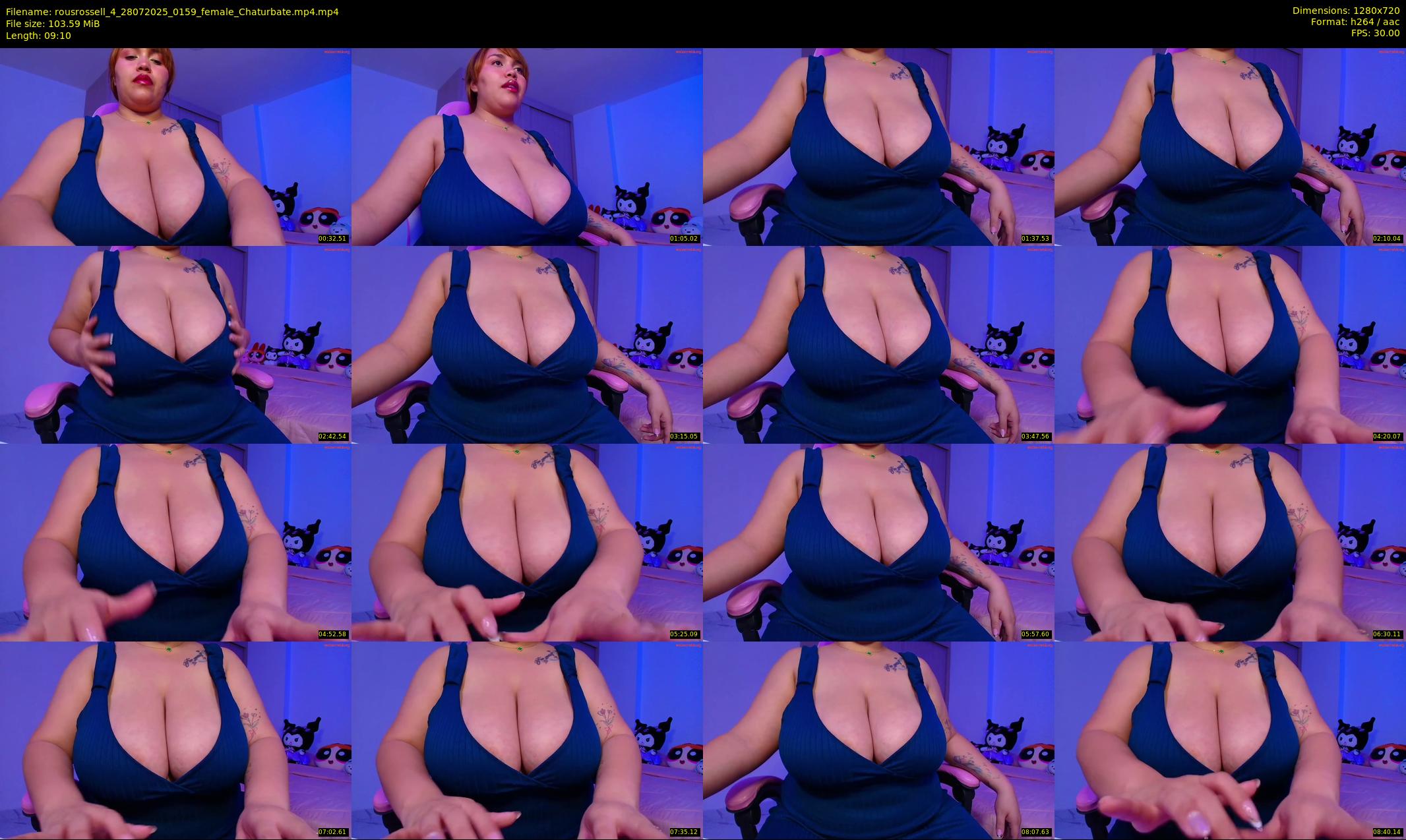 rousrossell_4 — 10 minute Chaturbate female cam show recording, 720p, Jul 28, 2025