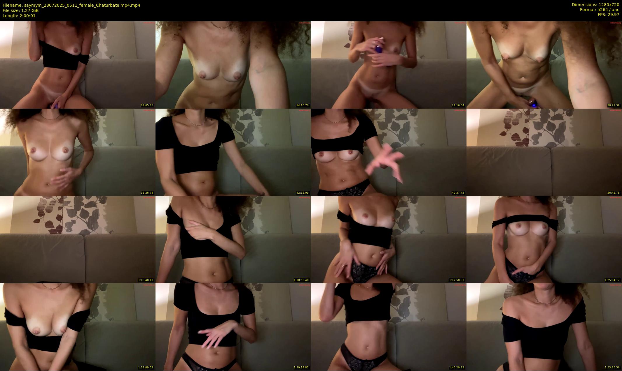saymym — 121 minute Chaturbate female cam show recording, 720p, Jul 28, 2025
