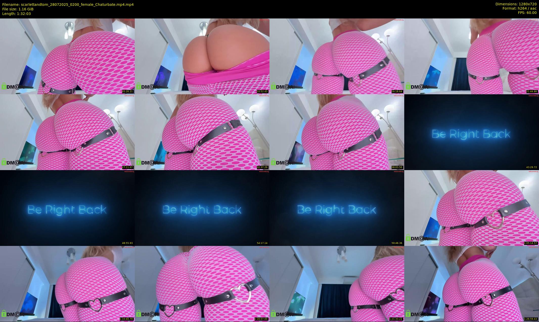 scarlettandtom — 93 minute Chaturbate couple cam show recording, 720p, Jul 28, 2025
