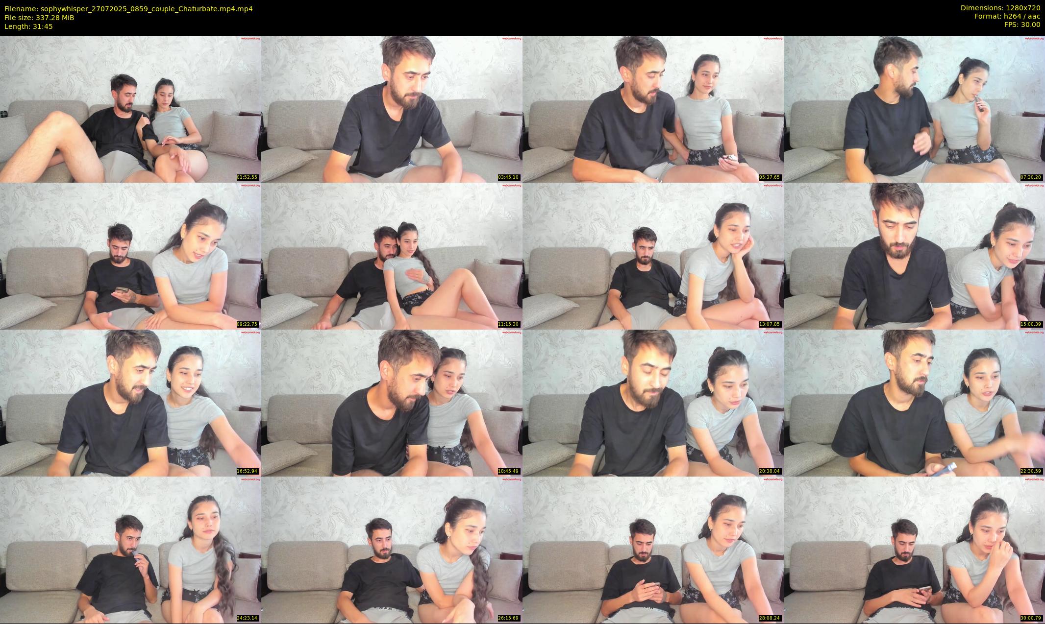 sophywhisper — 32 minute Chaturbate couple cam show recording, 720p, Jul 27, 2025
