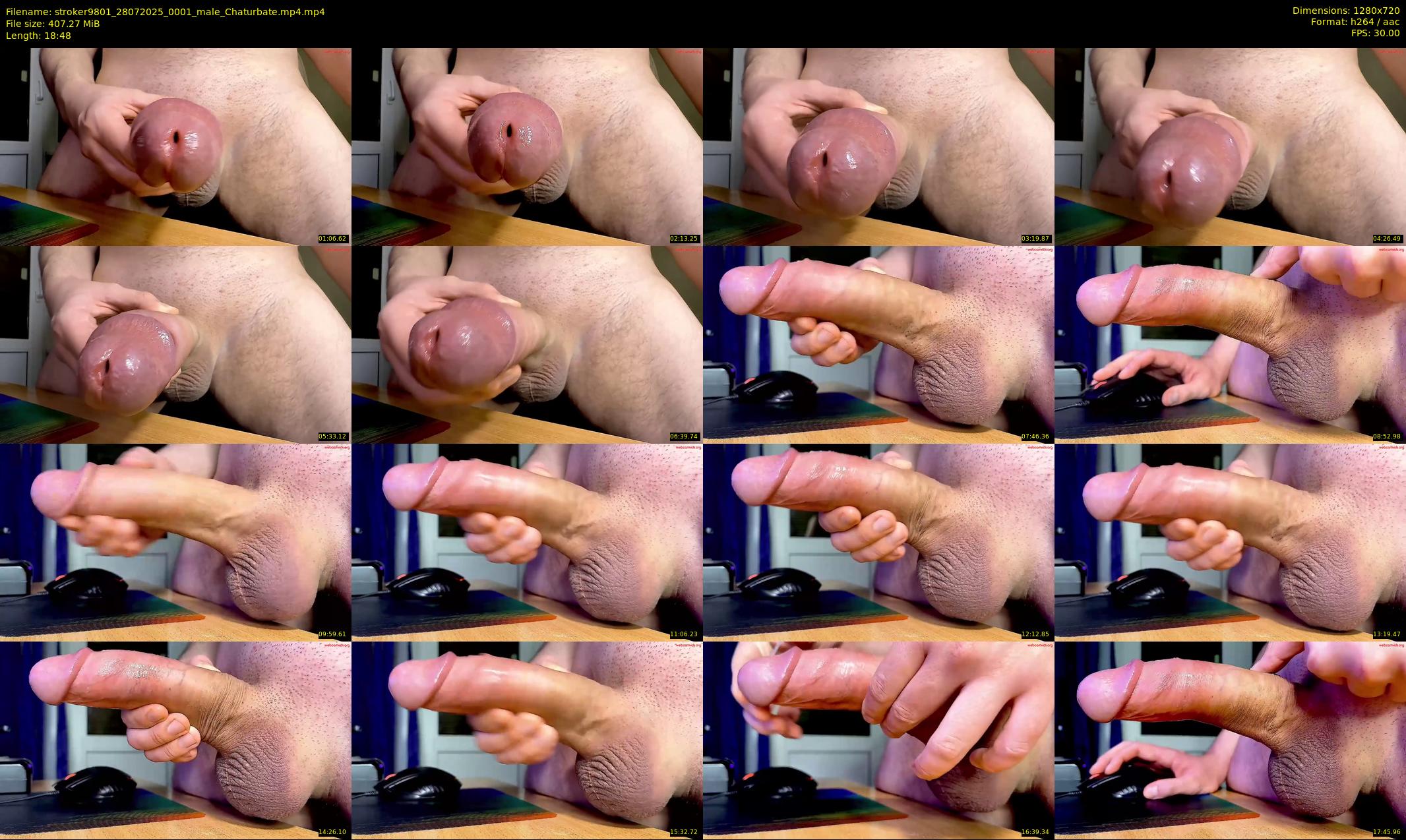stroker9801 — 19 minute Chaturbate male cam show recording, 720p, Jul 28, 2025