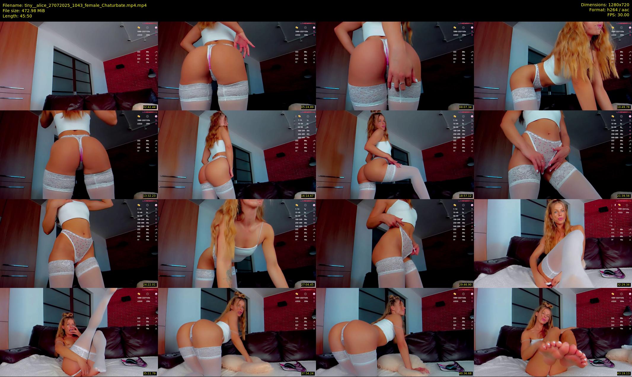 tiny__alice — 46 minute Chaturbate female cam show recording, 720p, Jul 27, 2025