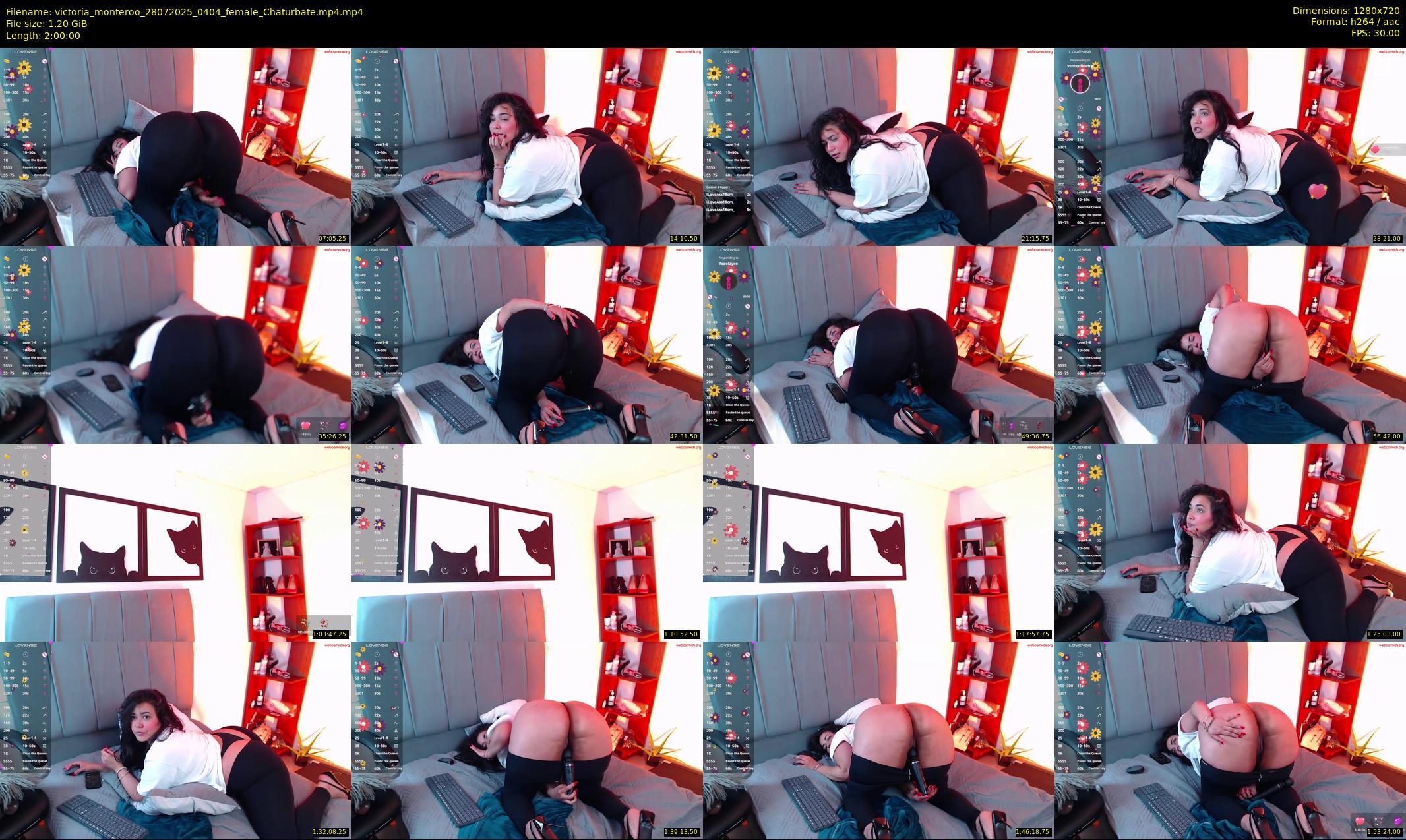 victoria_monteroo — 120 minute Chaturbate female cam show recording, 720p, Jul 28, 2025