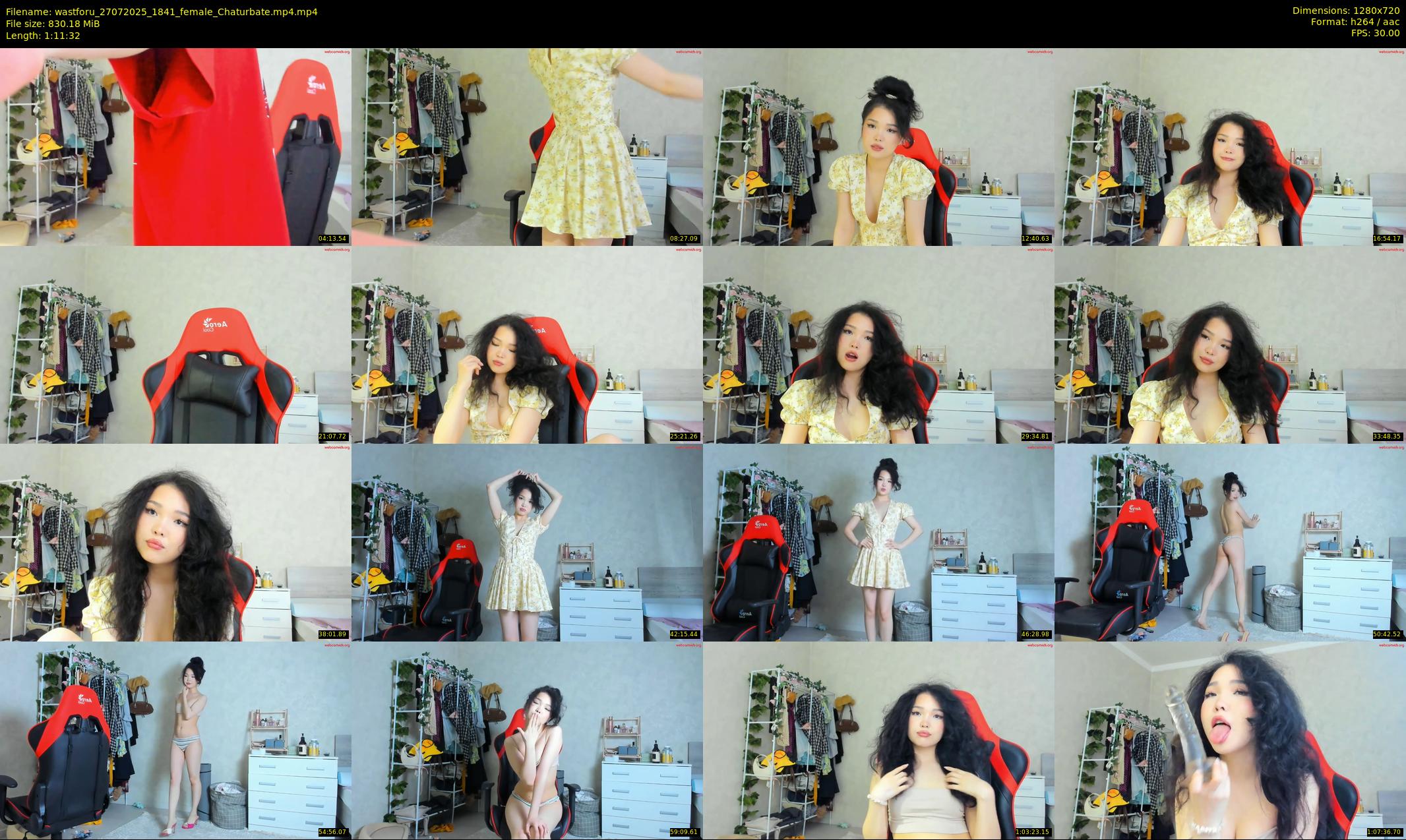 wastforu — 72 minute Chaturbate female cam show recording, 720p, Jul 27, 2025