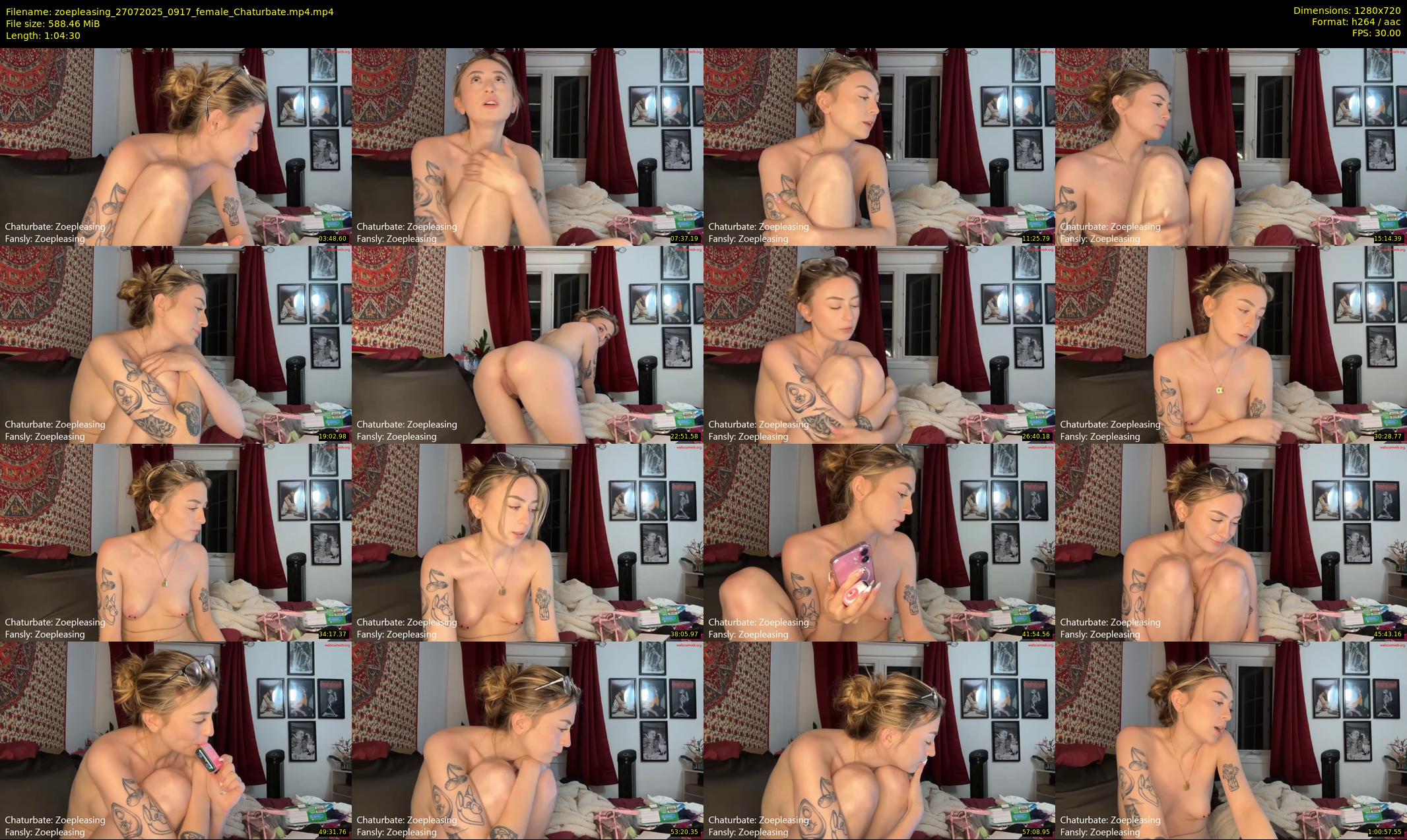 zoepleasing — 65 minute Chaturbate female cam show recording, 720p, Jul 27, 2025