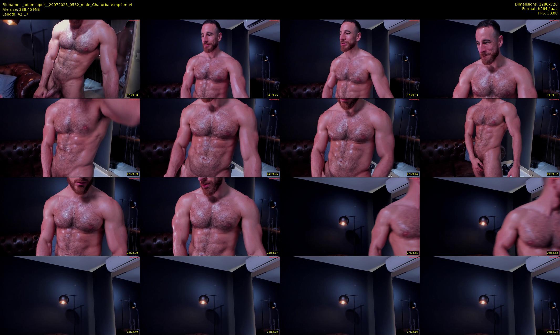 _adamcoper_ — 43 minute Chaturbate male cam show recording, 720p, Jul 29, 2025