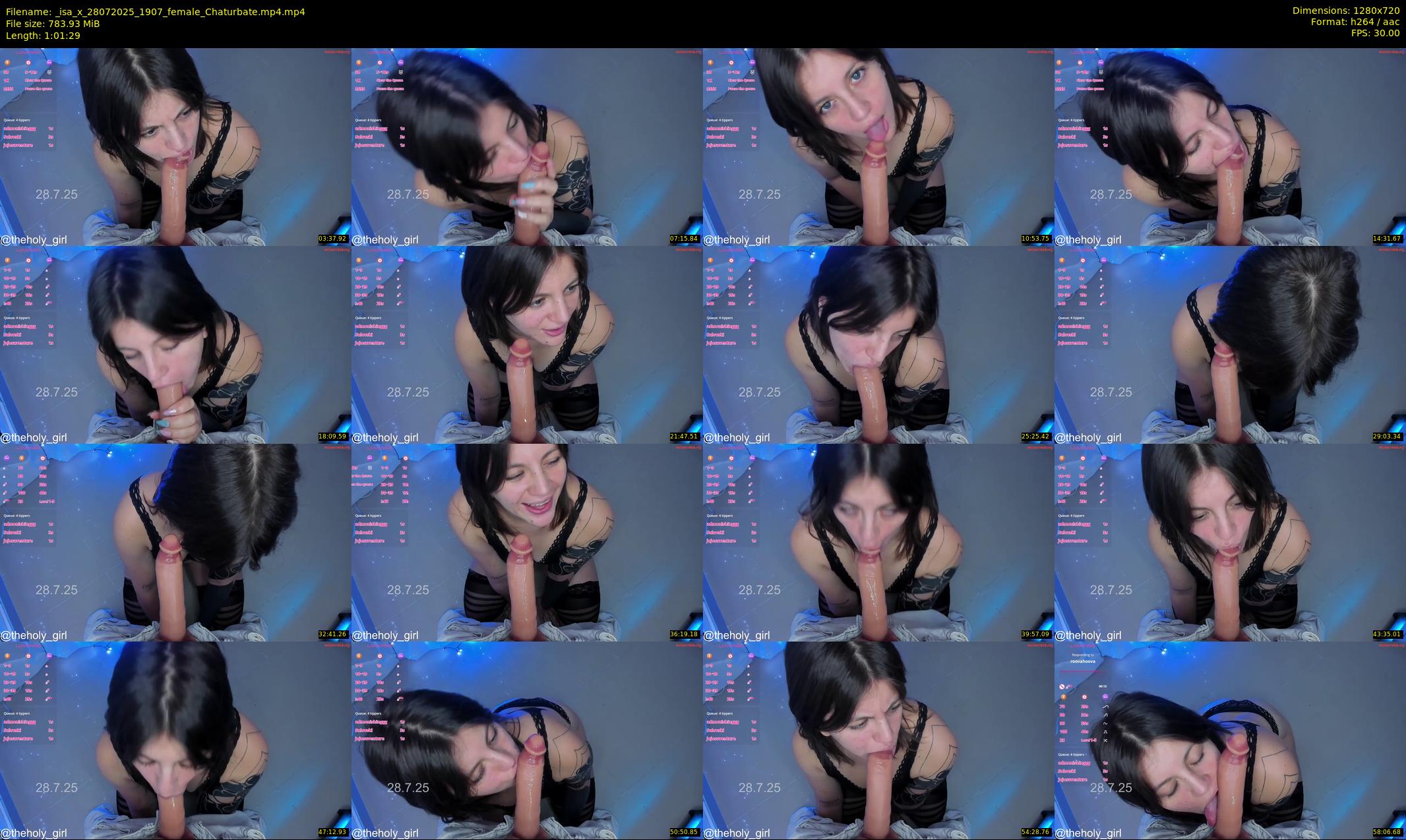 _isa_x — 62 minute Chaturbate female cam show recording, 720p, Jul 28, 2025