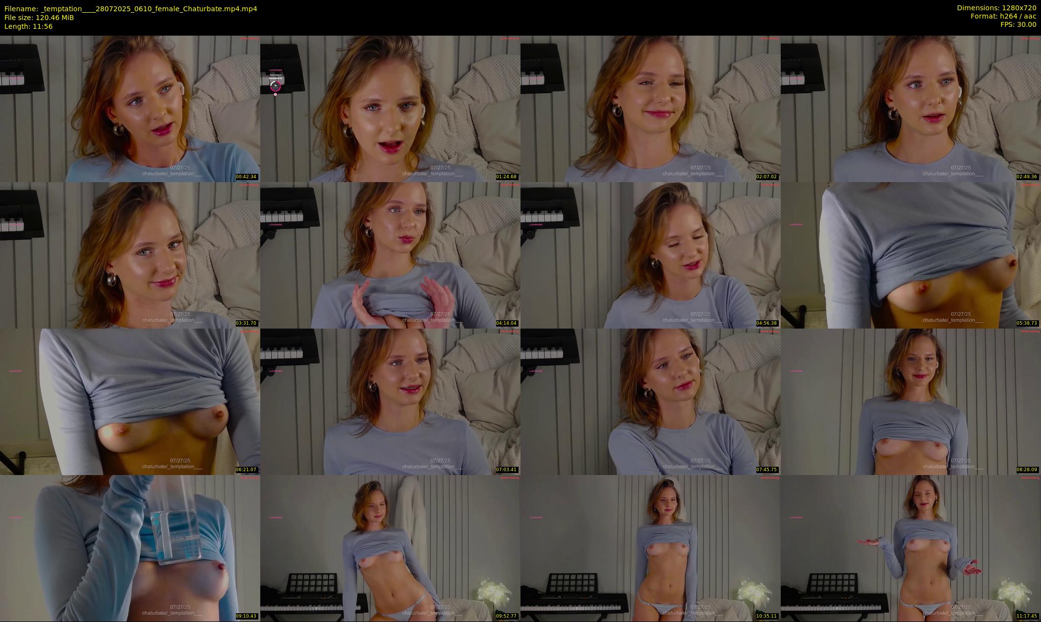 _temptation___ — 12 minute Chaturbate female cam show recording, 720p, Jul 28, 2025