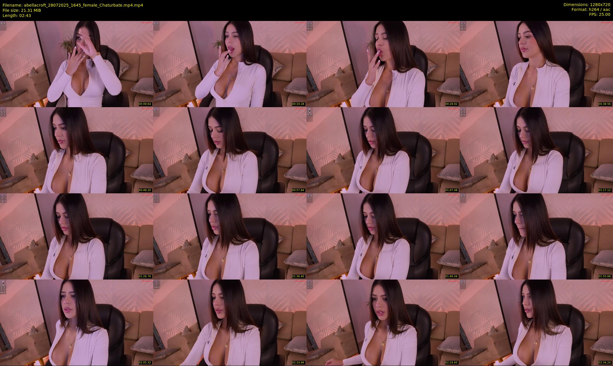 abellacroft — 3 minute Chaturbate female cam show recording, 720p, Jul 28, 2025