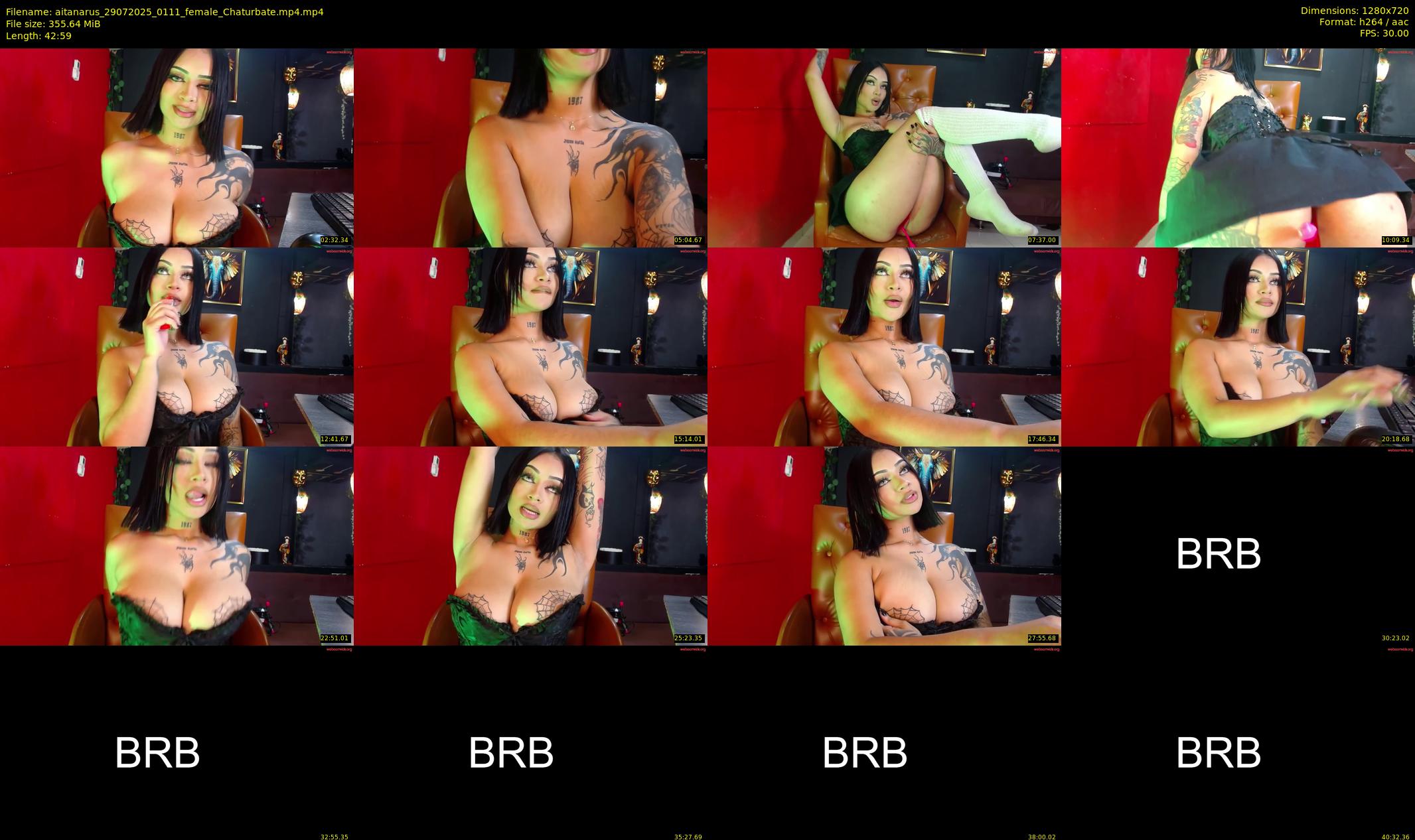 aitanarus — 43 minute Chaturbate female cam show recording, 720p, Jul 29, 2025